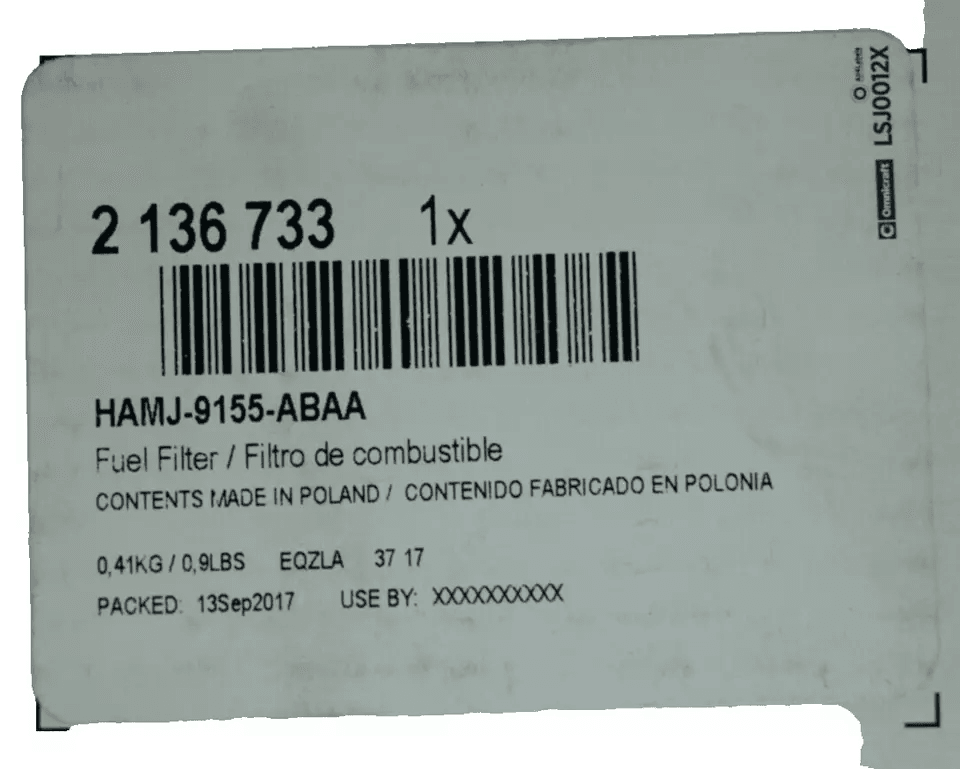 Omnicraft Fuel Filter for VW GOLF IV 1.9 Diesel 2000-2005