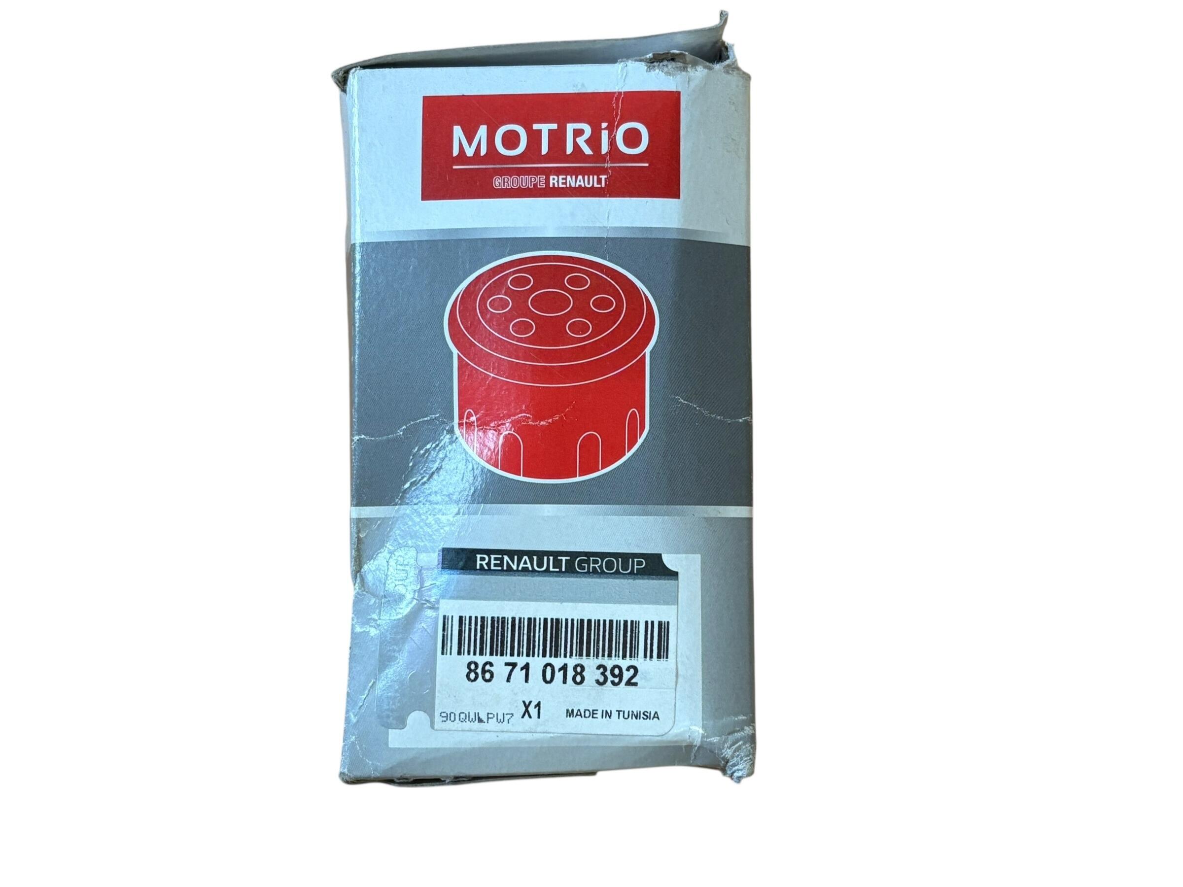 Quality Motrio Oil filter Mercedes Nissan Renault component