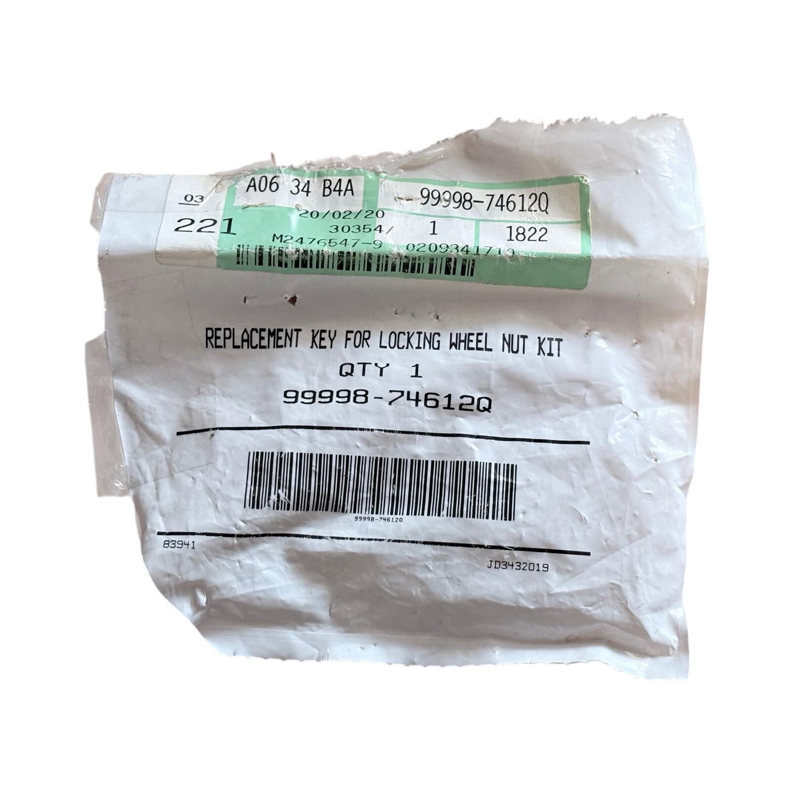 Genuine Nissan Locking Wheel Nut — OEM-grade replacement — part number 9999874612Q