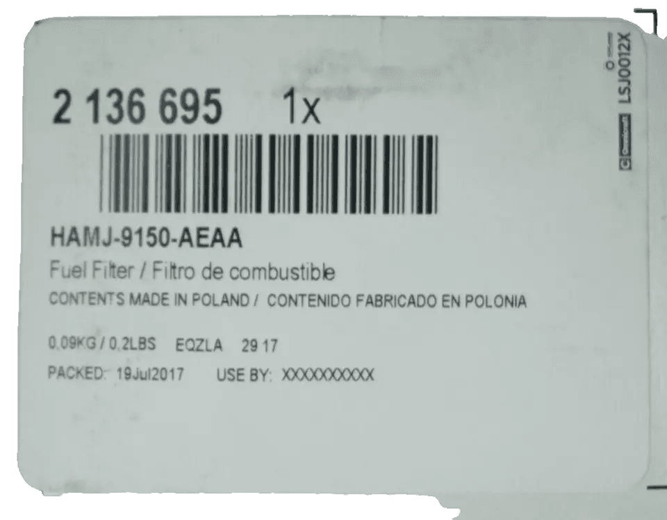 Omnicraft Fuel Filter For Citroen XSARA PICASSO 2.0 D