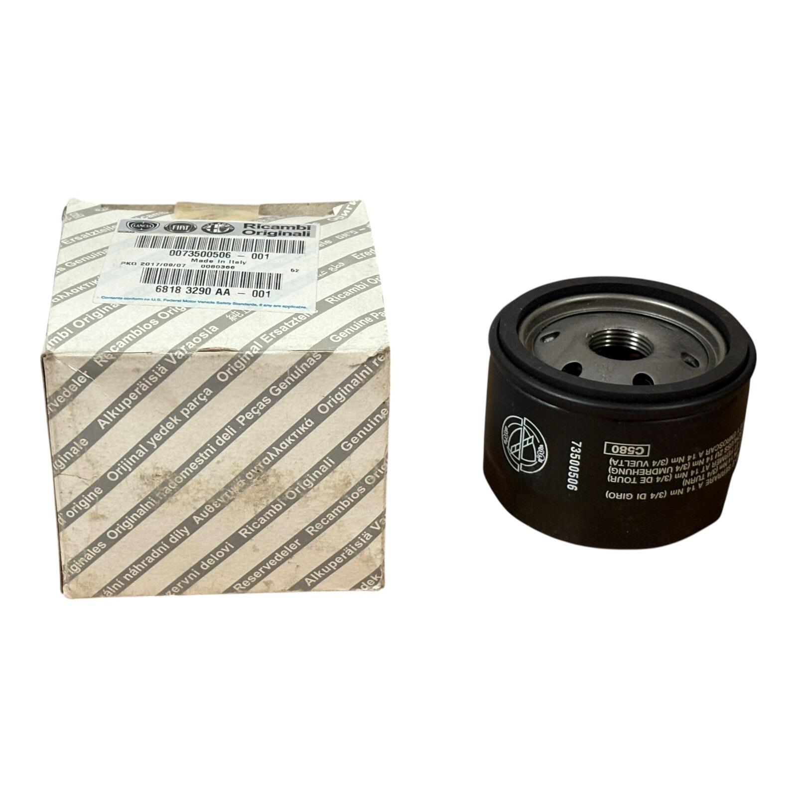 Genuine FIAT Ducato (Iveco Daily) Oil filter assembly close up view