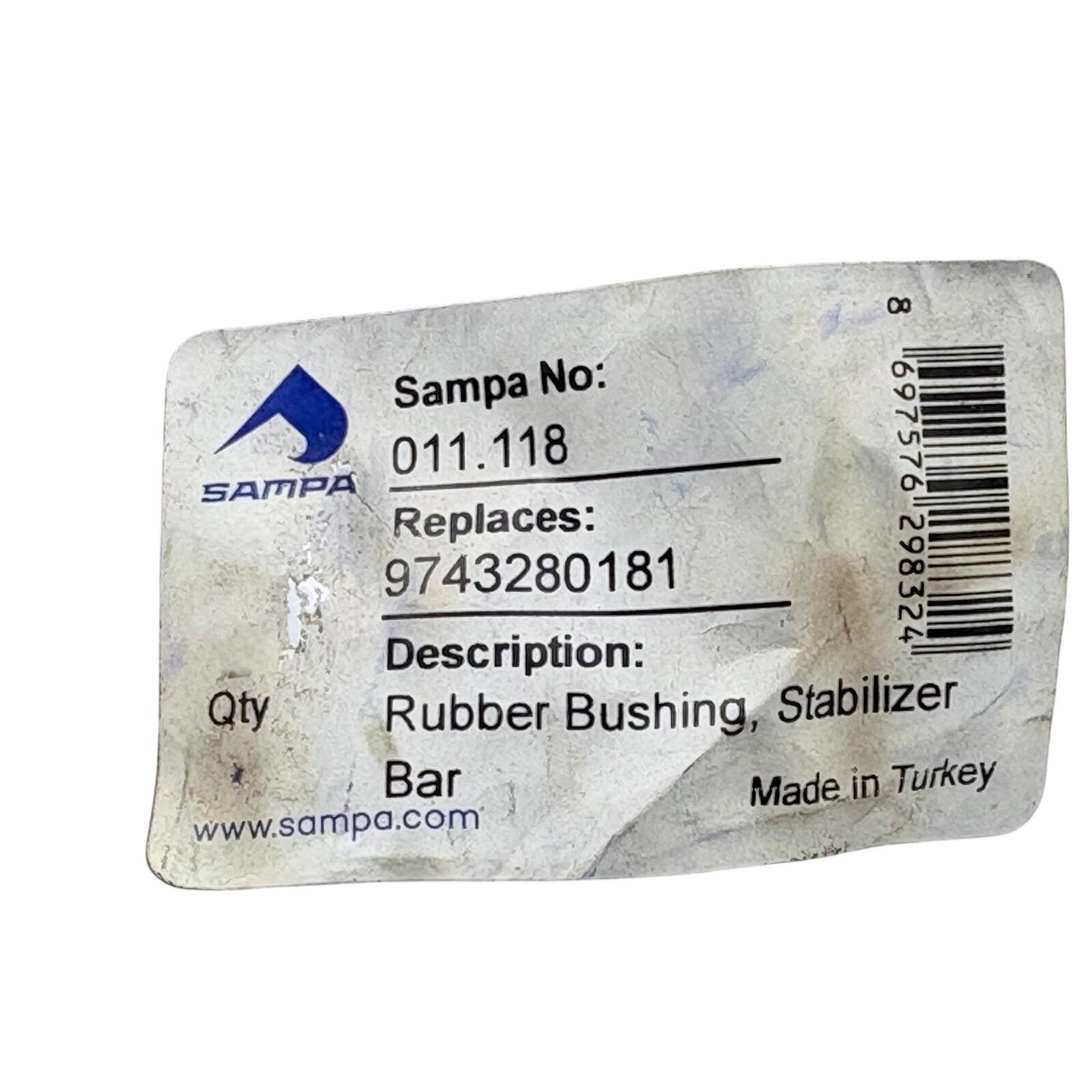 Premium-quality Sampa Stabiliser Bush (OEM 9743280181) Fits Mercedes — part number 011118