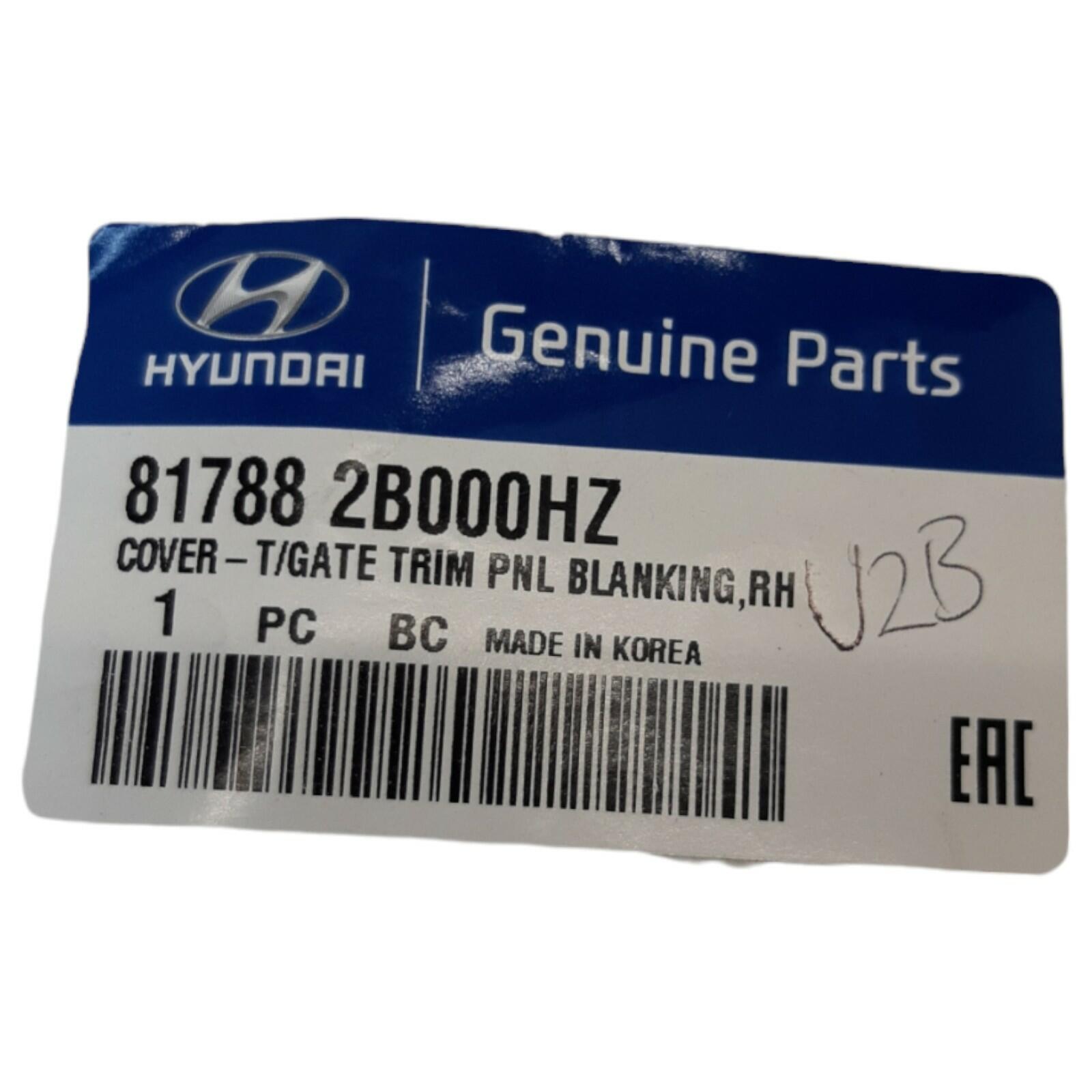 OEM Hyundai / KIA RH OS Tailgate trim 817882B000HZ