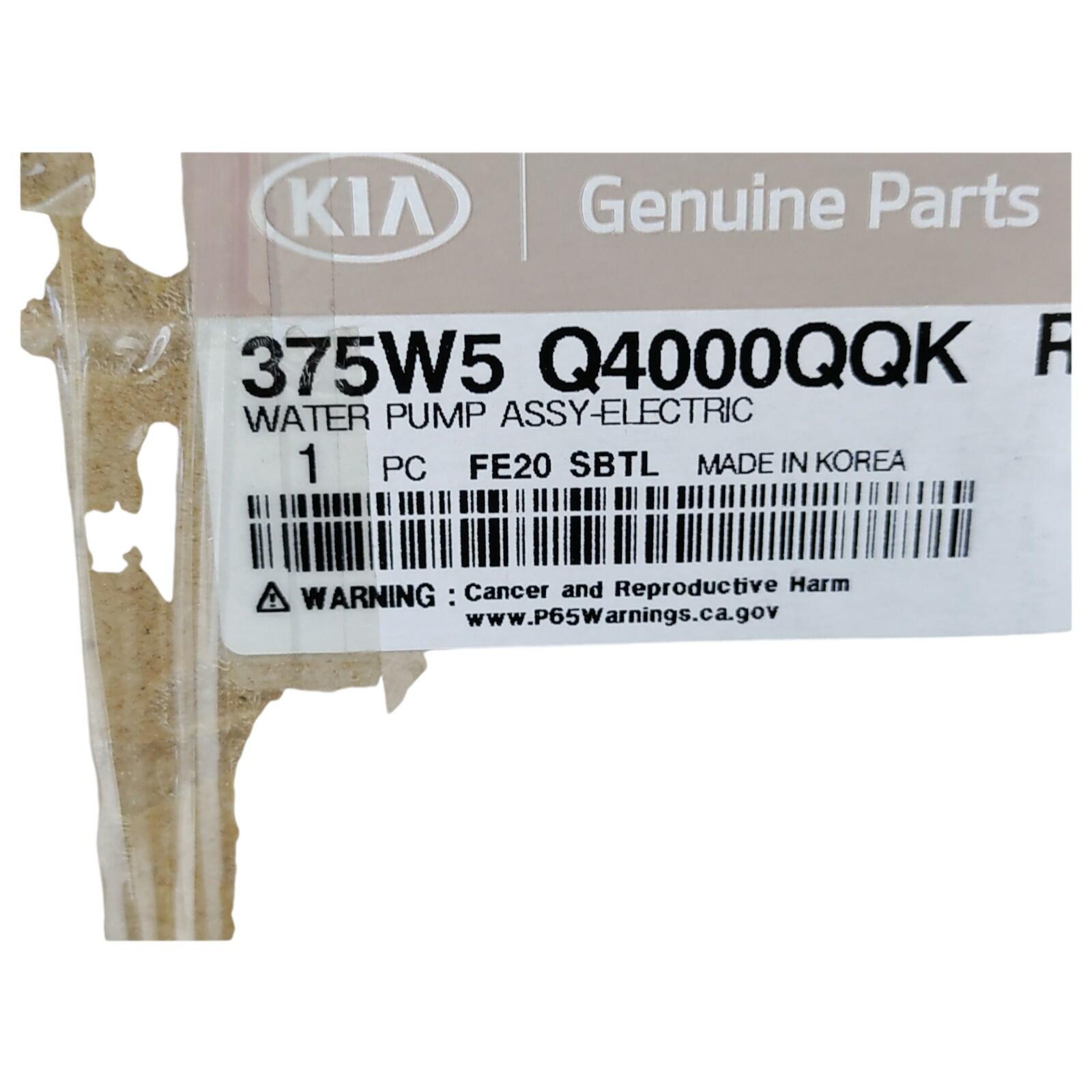 KIA E-Niro E-Soul Electric water pump assembly