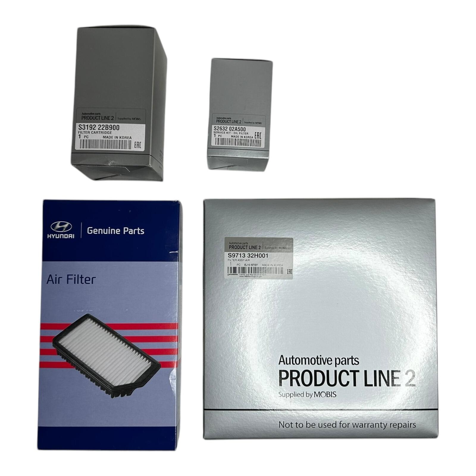 Genuine Hyundai Essential service kit PL2SKFULL092