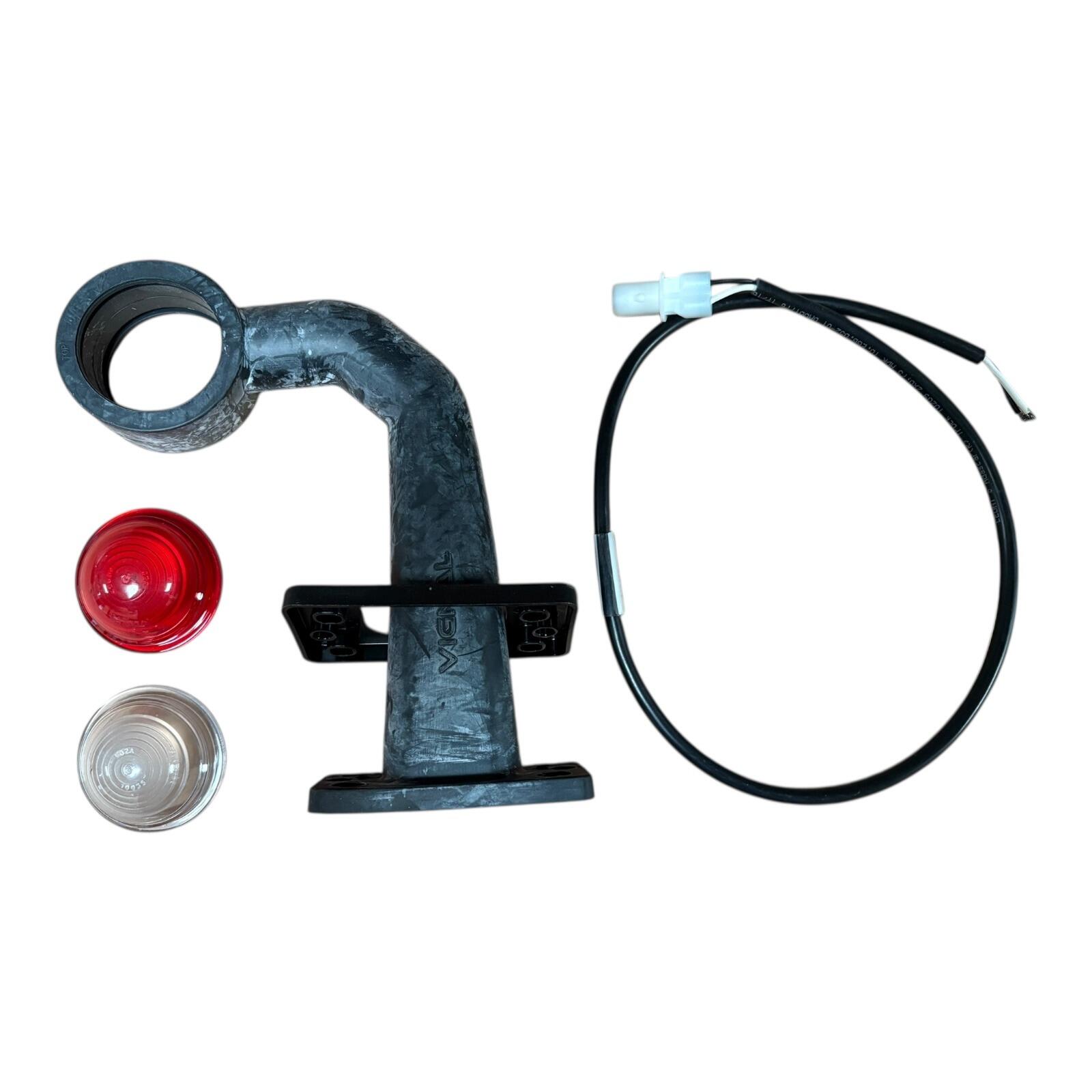 Vignal Rubber side marker lamp red/white