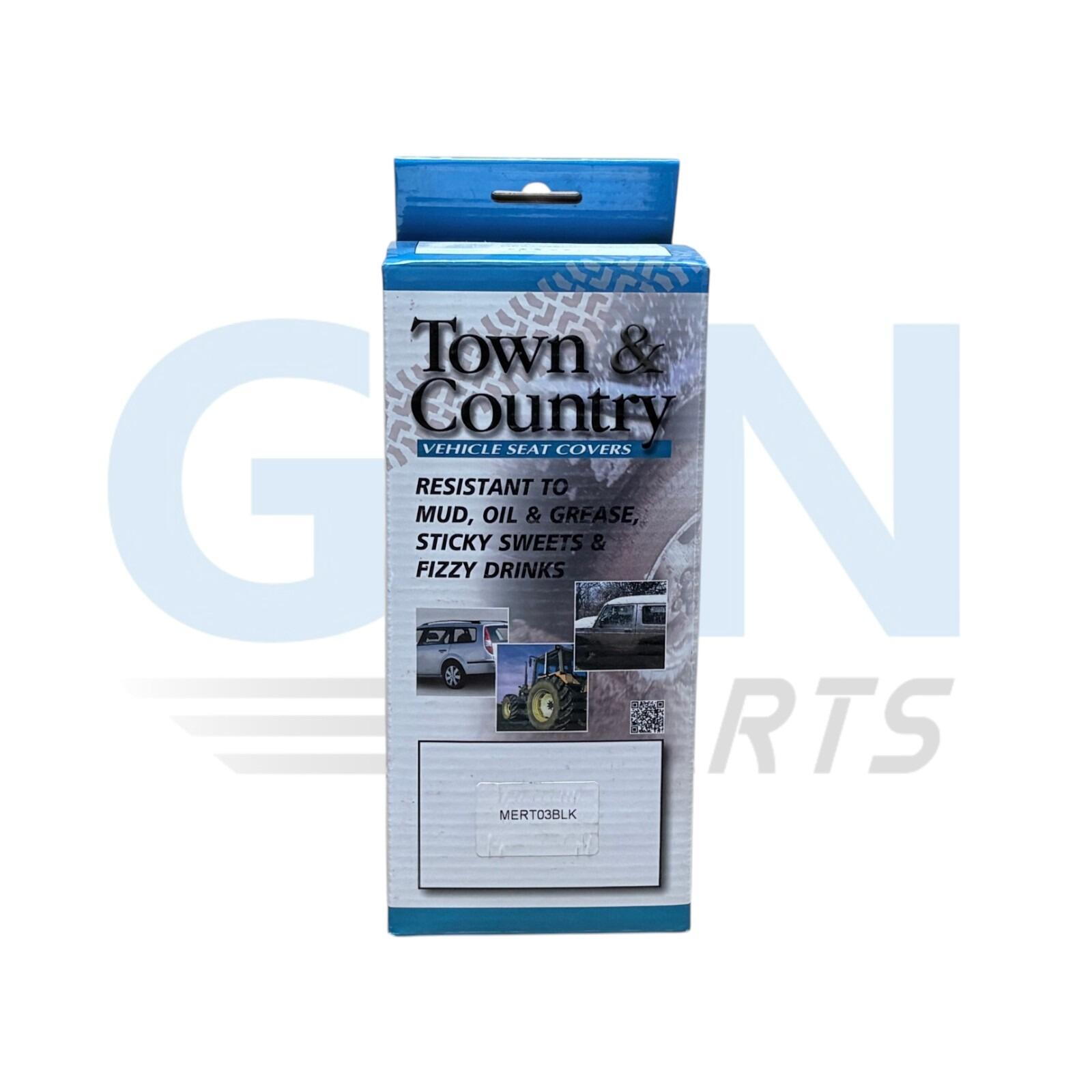 Town & Country Drivers Seat Cover Fits Mercedes / Iveco Isri Part Number MERT03BLK