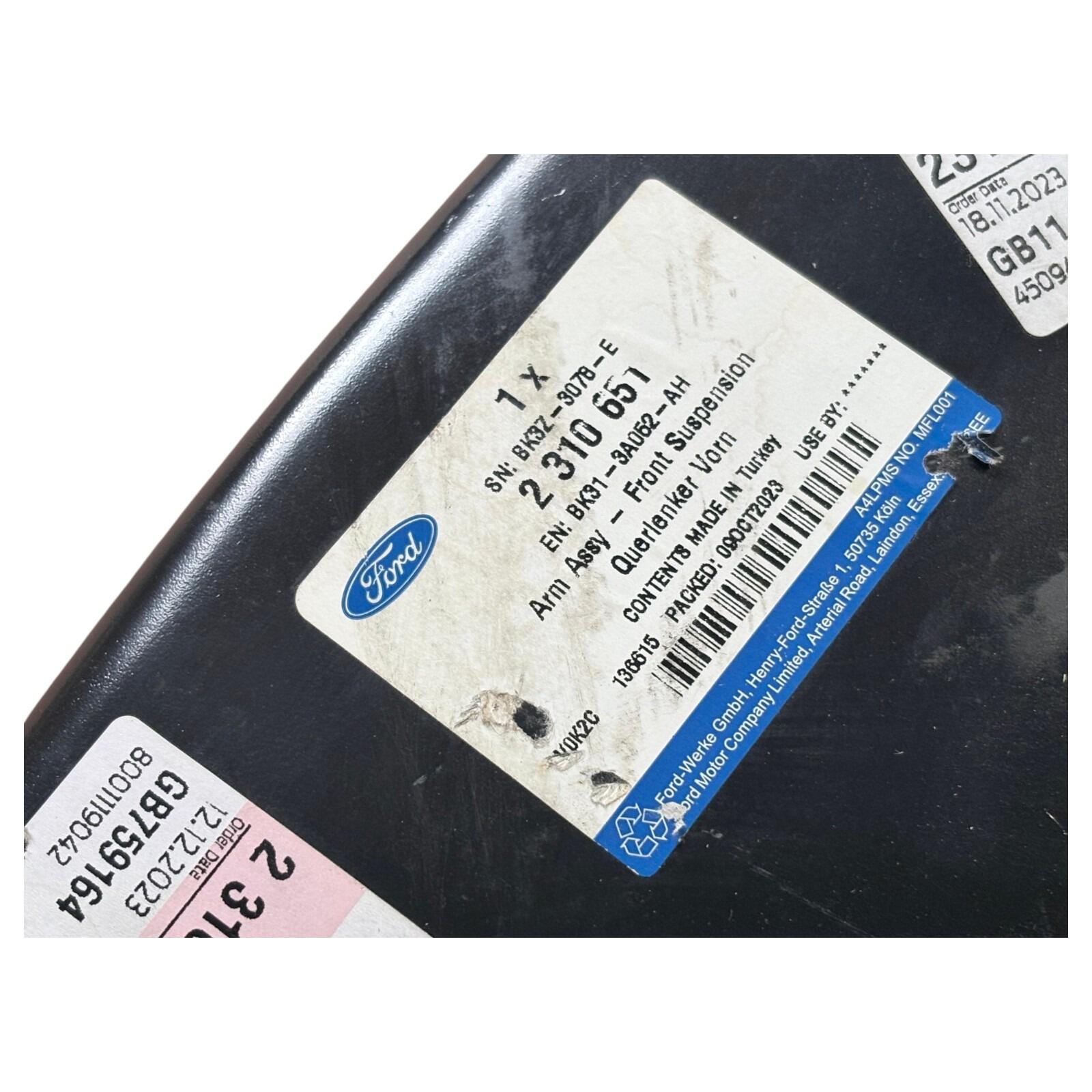2310651 — Genuine Ford Transit RH OS Front Suspension Lower Arm BK31-3A052-AH, factory-specification unit