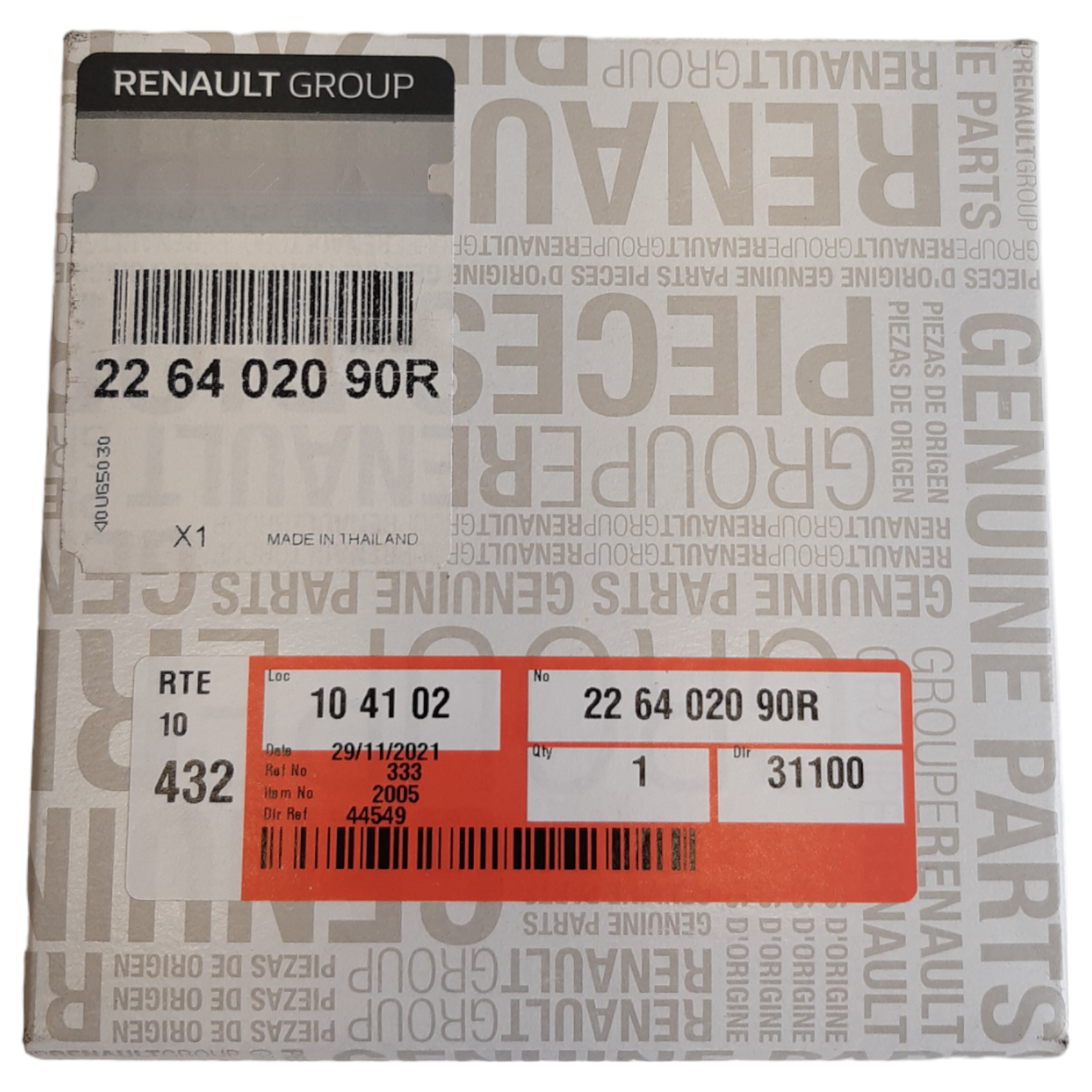 Renault OEM Exhaust gas temperature sensor