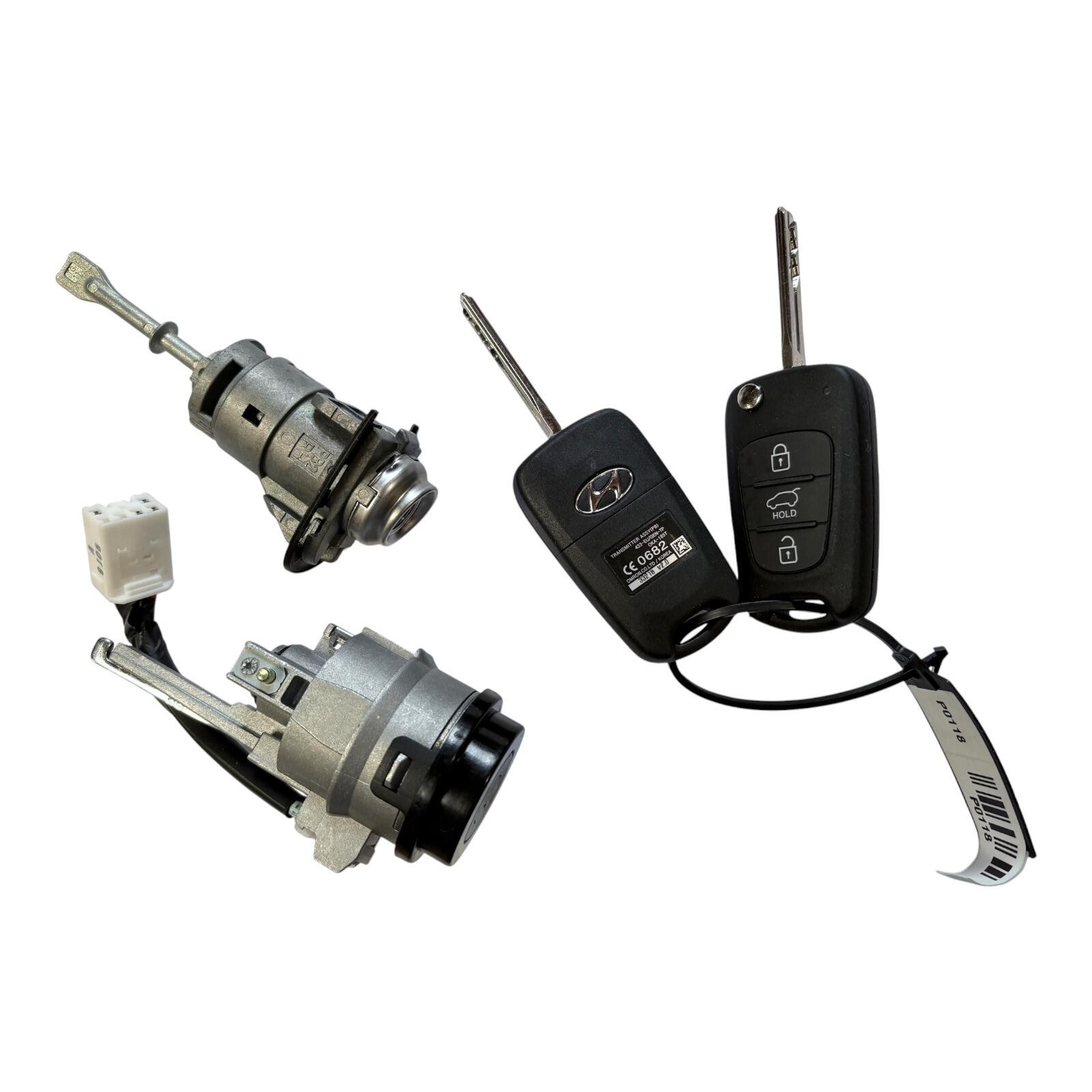 Genuine Hyundai i20 (08) Lock/Ignition Cylinder And Key — part number 819051J160