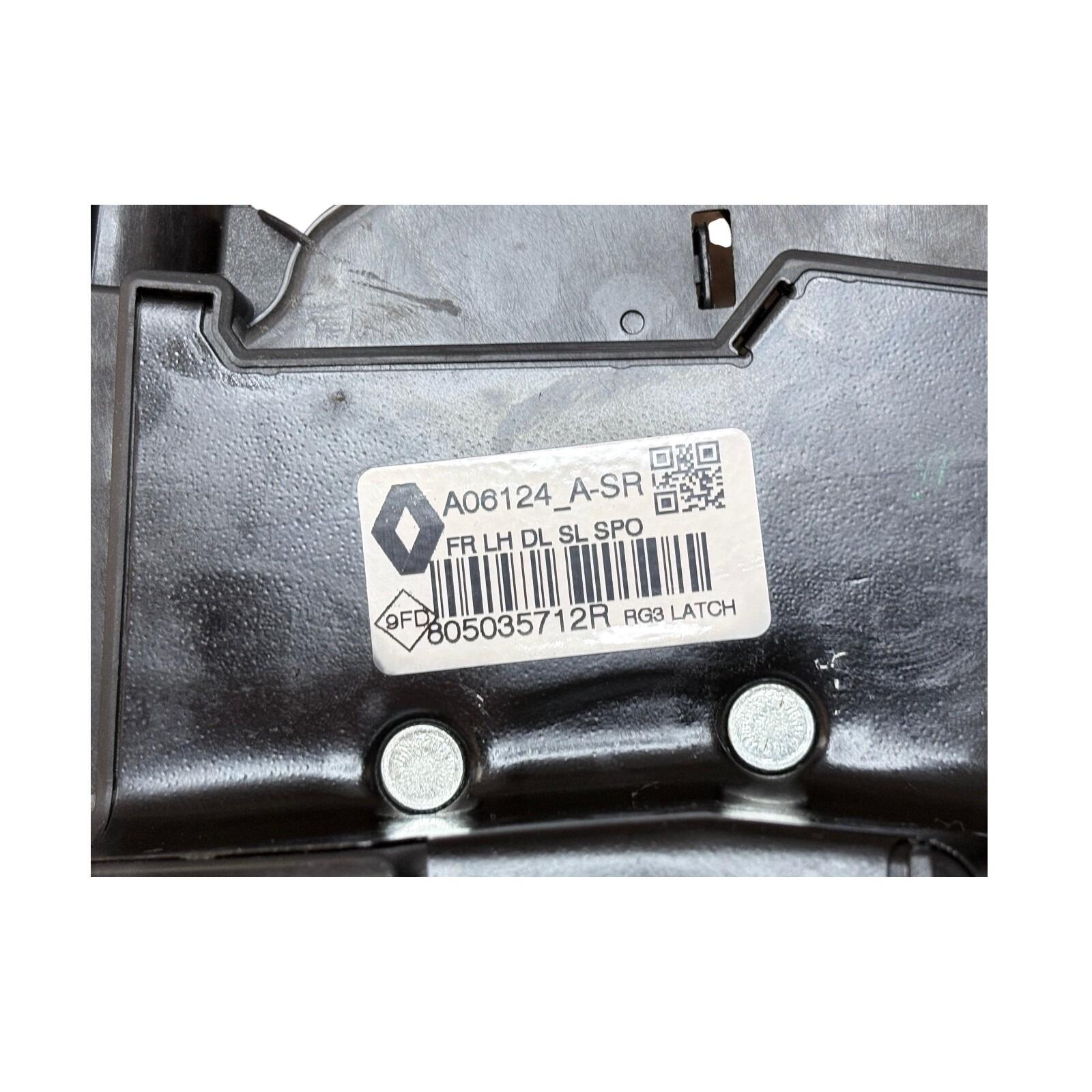 Authentic Renault Megane 4 LH NS Front Door Latch Assembly 805035712R (805036372R)