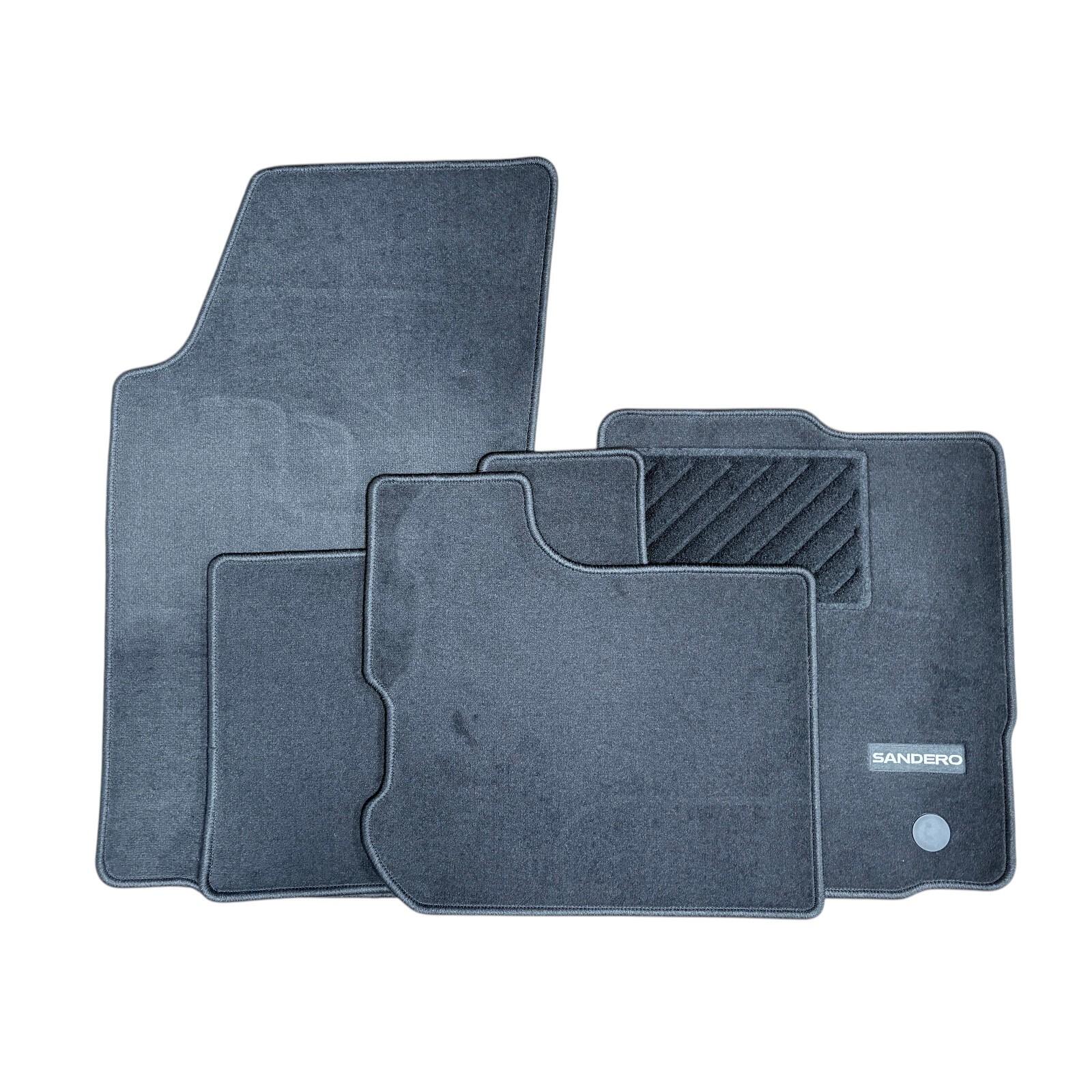 Genuine Dacia Sandero (RHD) Velour Mat (black) — part number 8201324219
