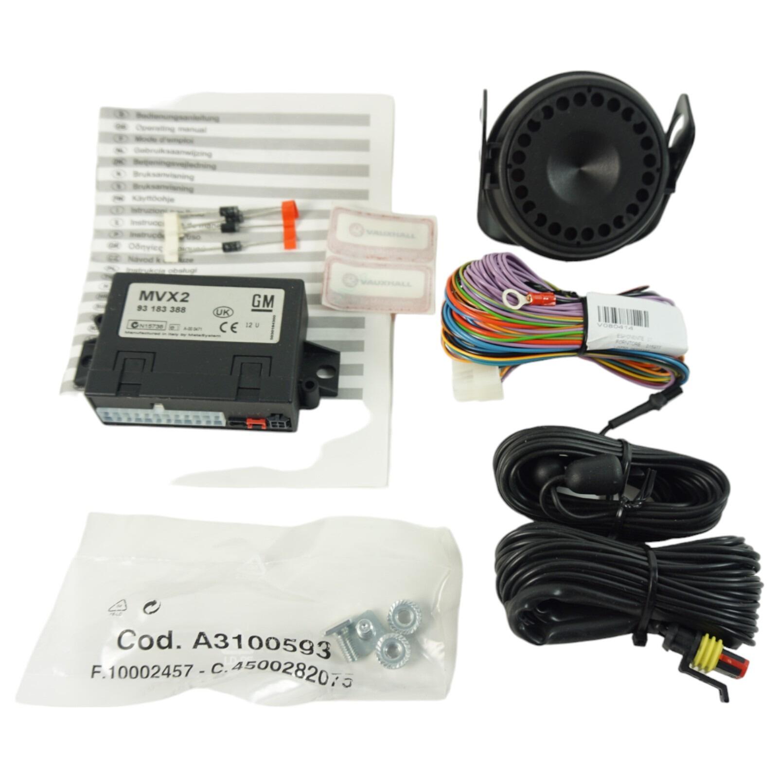 Vauxhall OEM Alarm kit
