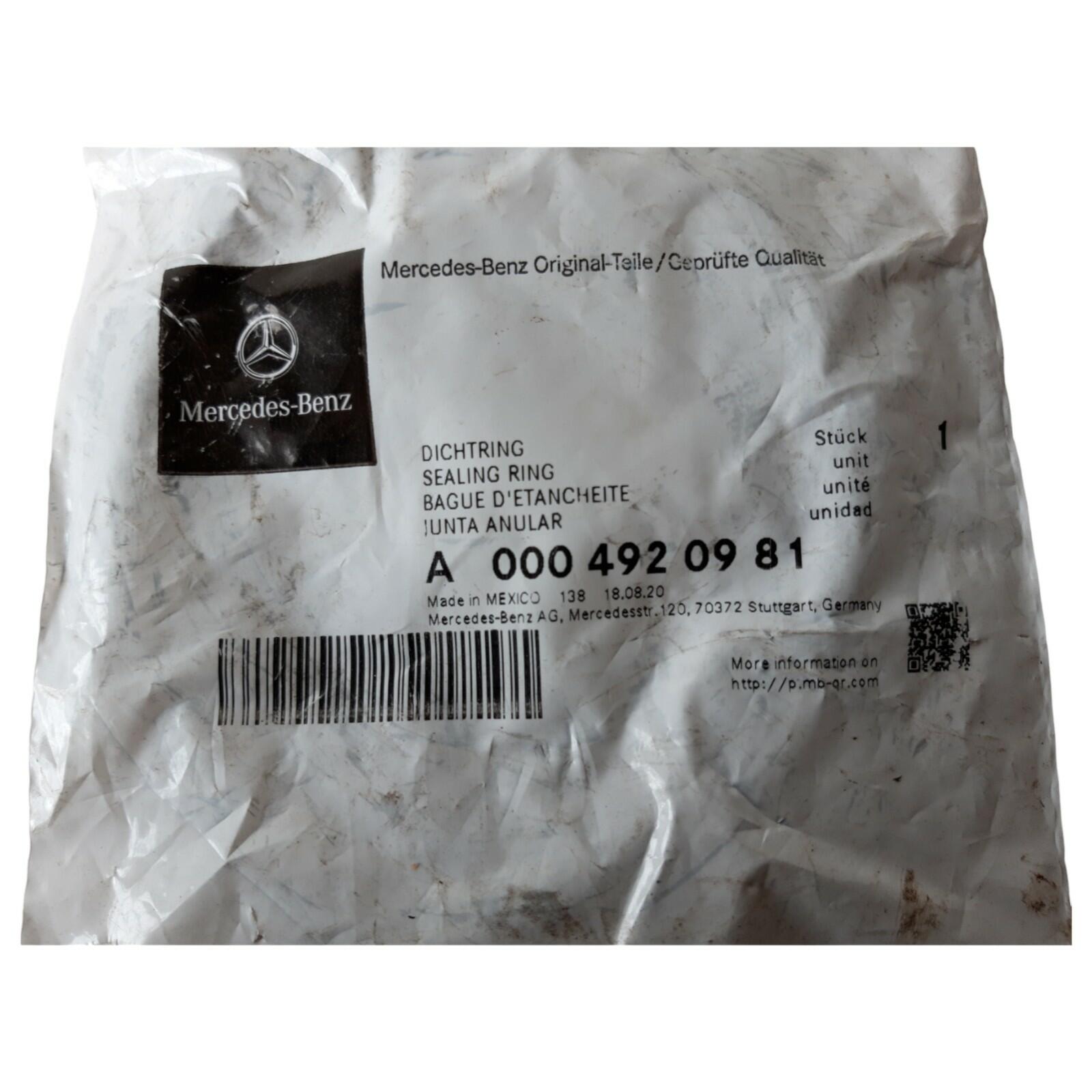 A0004920981 — Genuine Mercedes Exhaust Sealing Ring, factory-specification unit