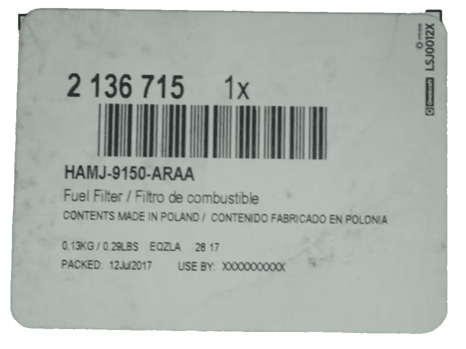 Omnicraft Fuel Filter For VAUXHALL VIVARO A Van 2.0 D