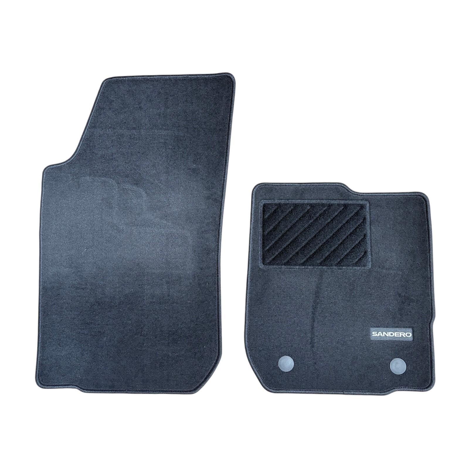 Genuine Dacia Sandero (RHD) Velour Mat (black) — OEM-grade replacement — part number 8201324219