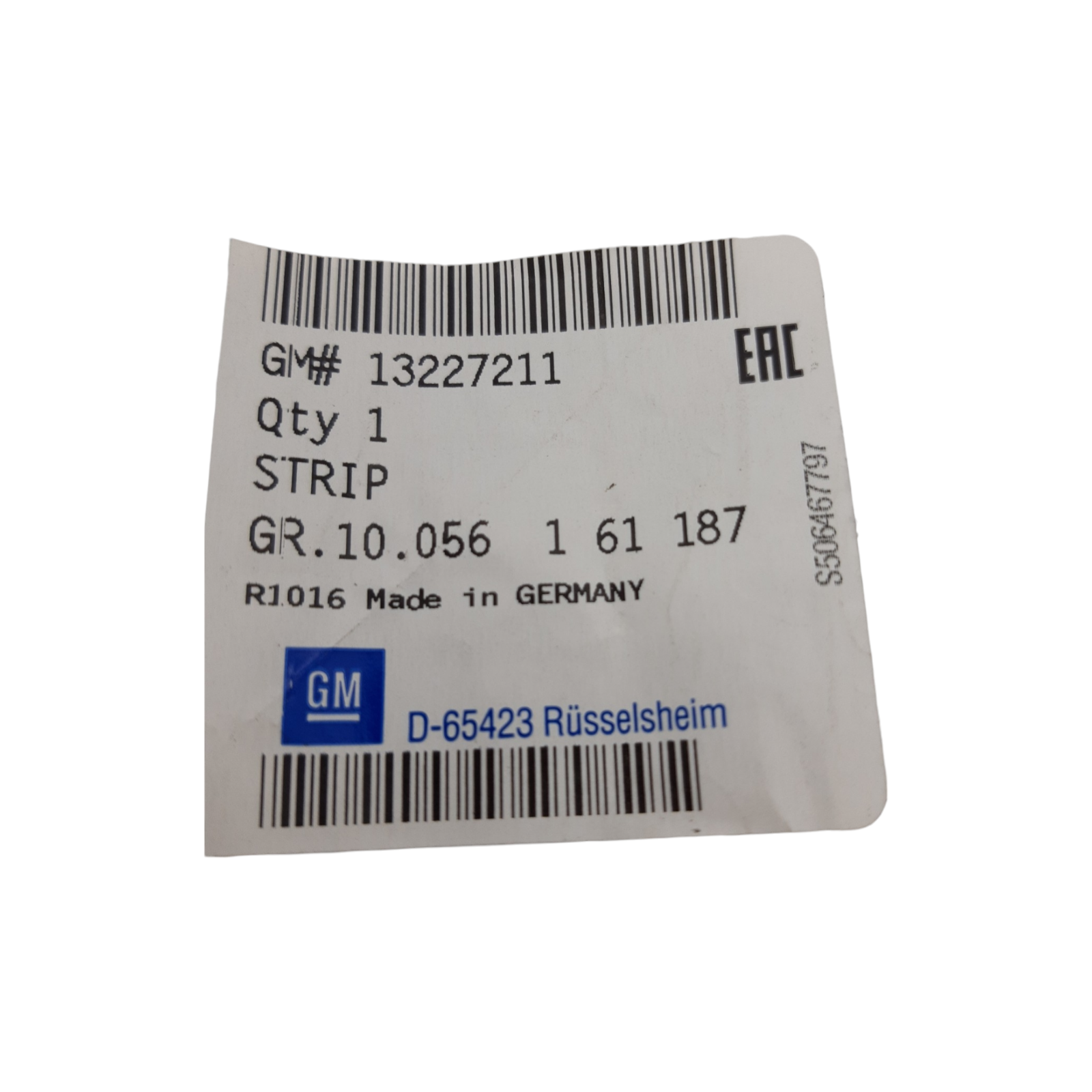 Genuine Vauxhall Sealing Strip — OEM-grade replacement — part number 13227211