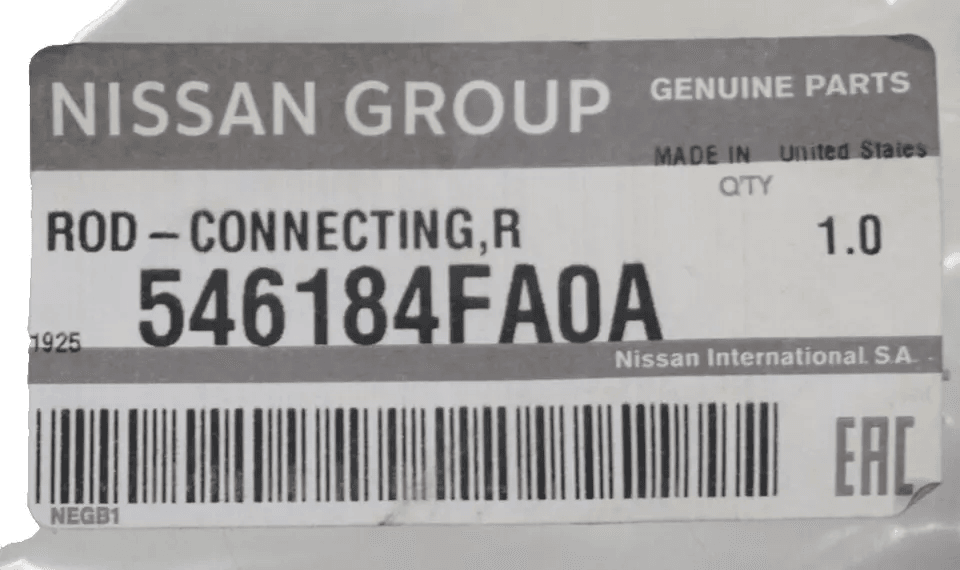 Nissan OEM E- RH OS Rear stabiliser rod