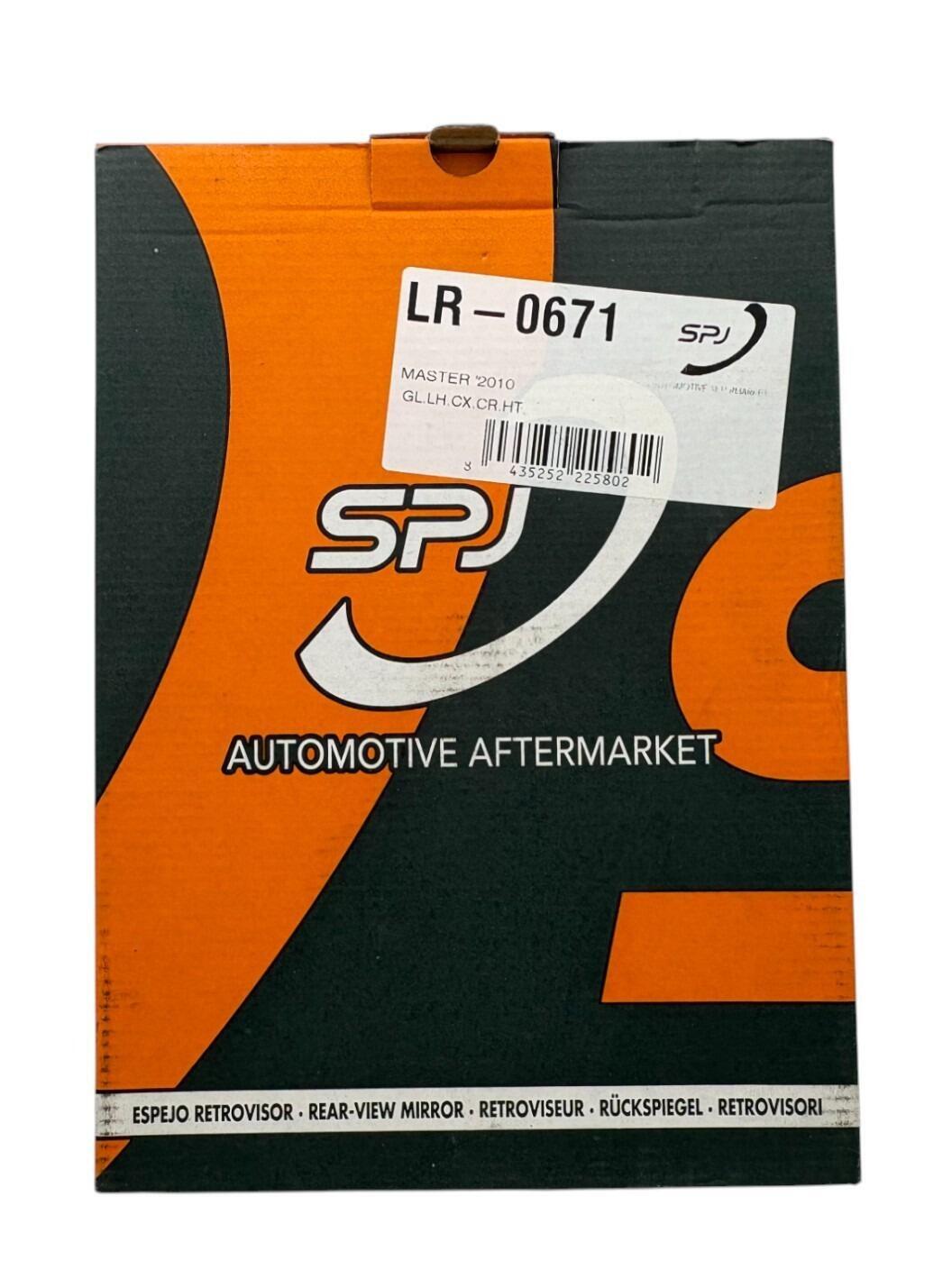 SPJ Automotive automotive SPJ LH NS Upper wing mirror glass (convex) Master