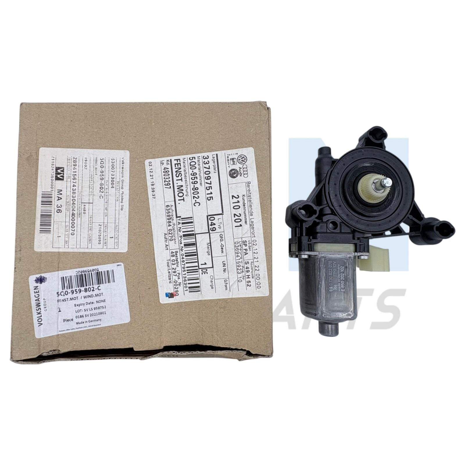Factory-specification Audi / Volkswagen / SEAT / Skoda Window Regulator Motor — part number 5Q0959802C