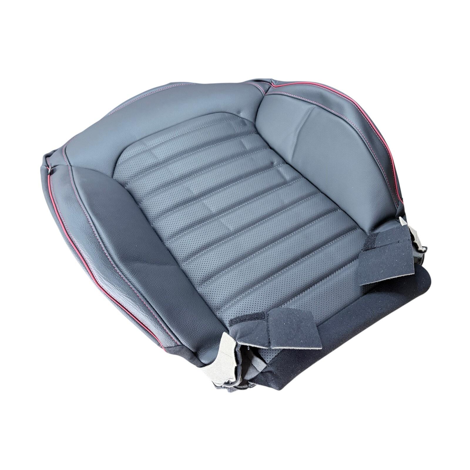 Genuine KIA Optima (18) RH OS Front Seat Back Cover (black) — part number 88380D4311JF2