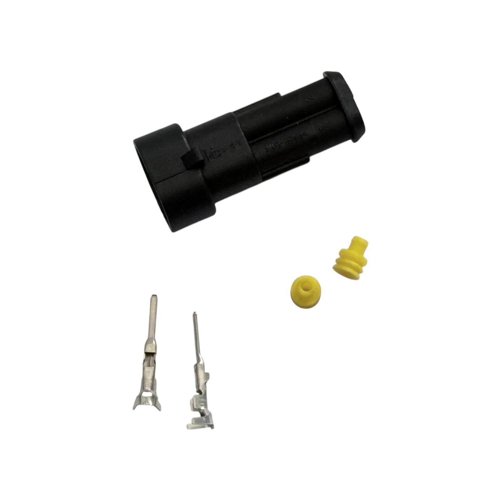 Replacement TRP Durite Superseal 1.50mm 2-Way Male Connector 0-011-52 — part number 2168085