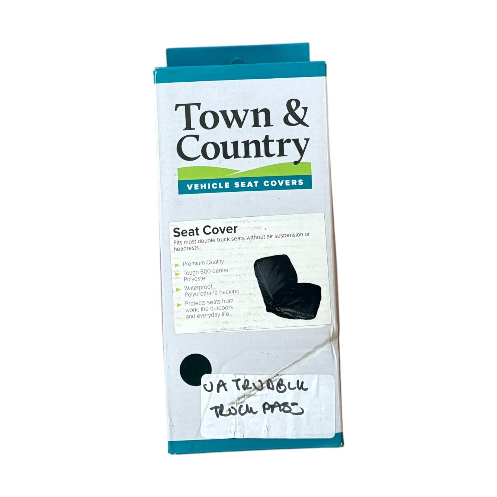Town & Country Black Double passenger seat cover TRUDBLK automotive part