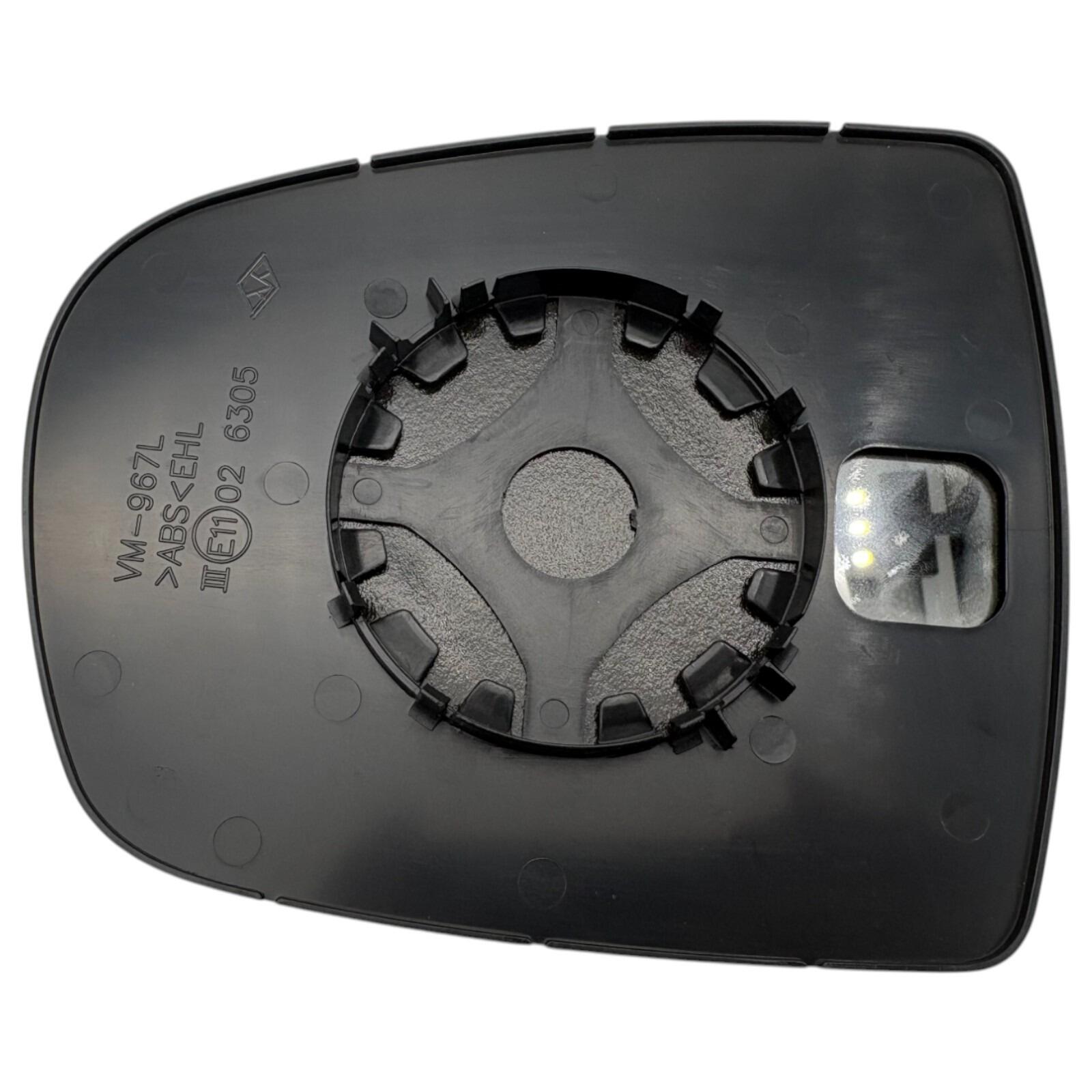Quality LH NS Wing mirror glass Trafic VMG1113