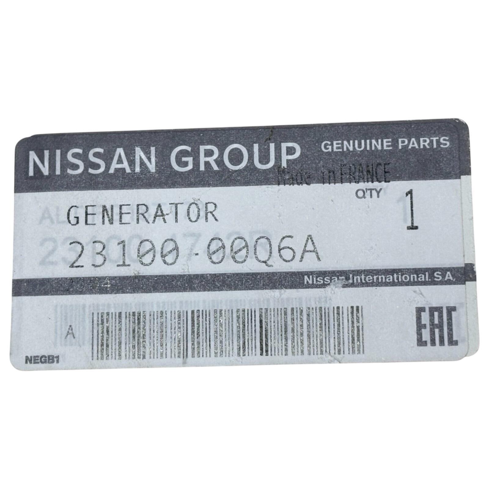 Original Nissan X-Trail (T32) R9N Alternator 14V 180A 231004742R assembly — part number 2310000Q6A