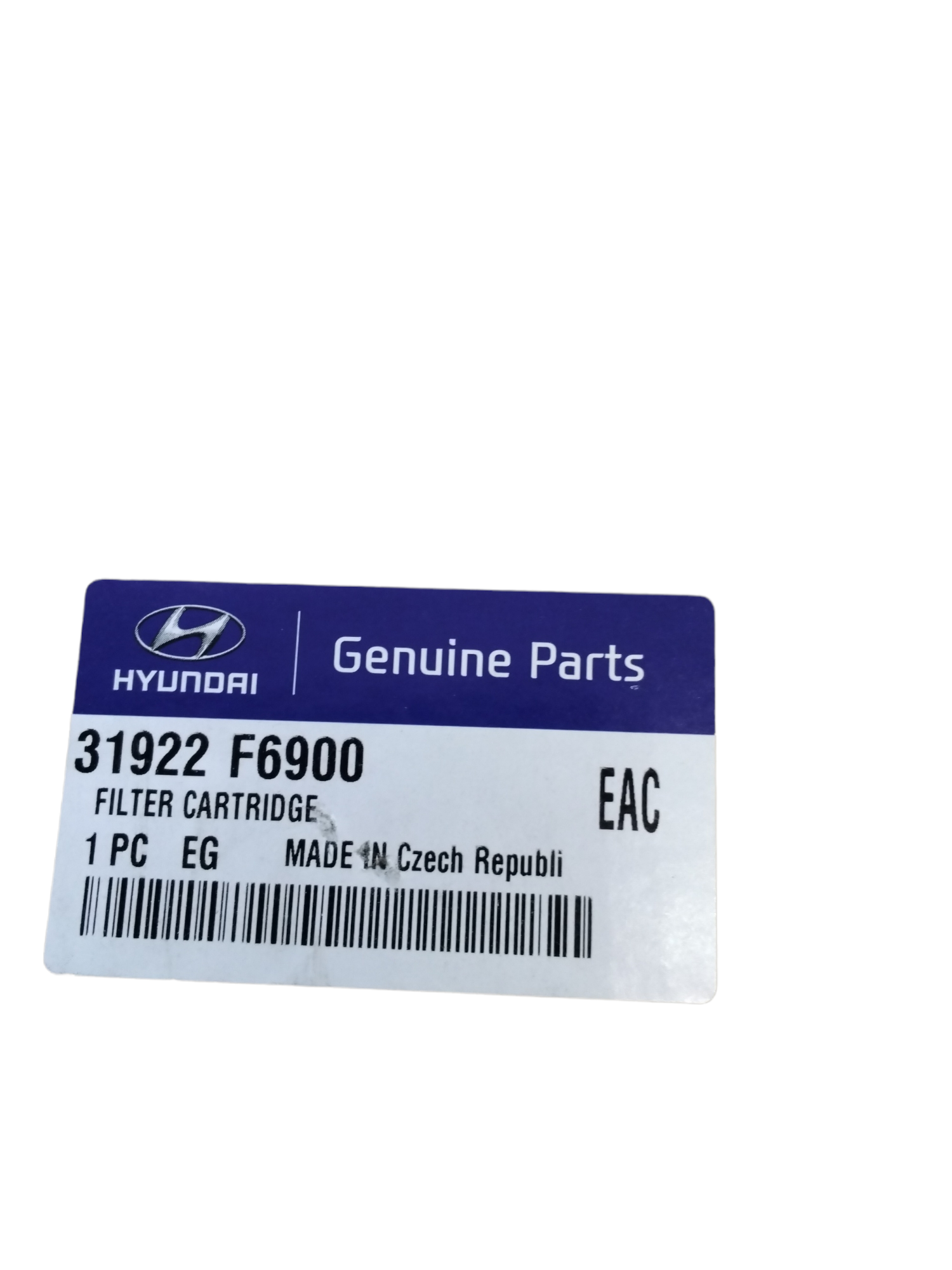 Hyundai OEM i30 Filter Cartridge