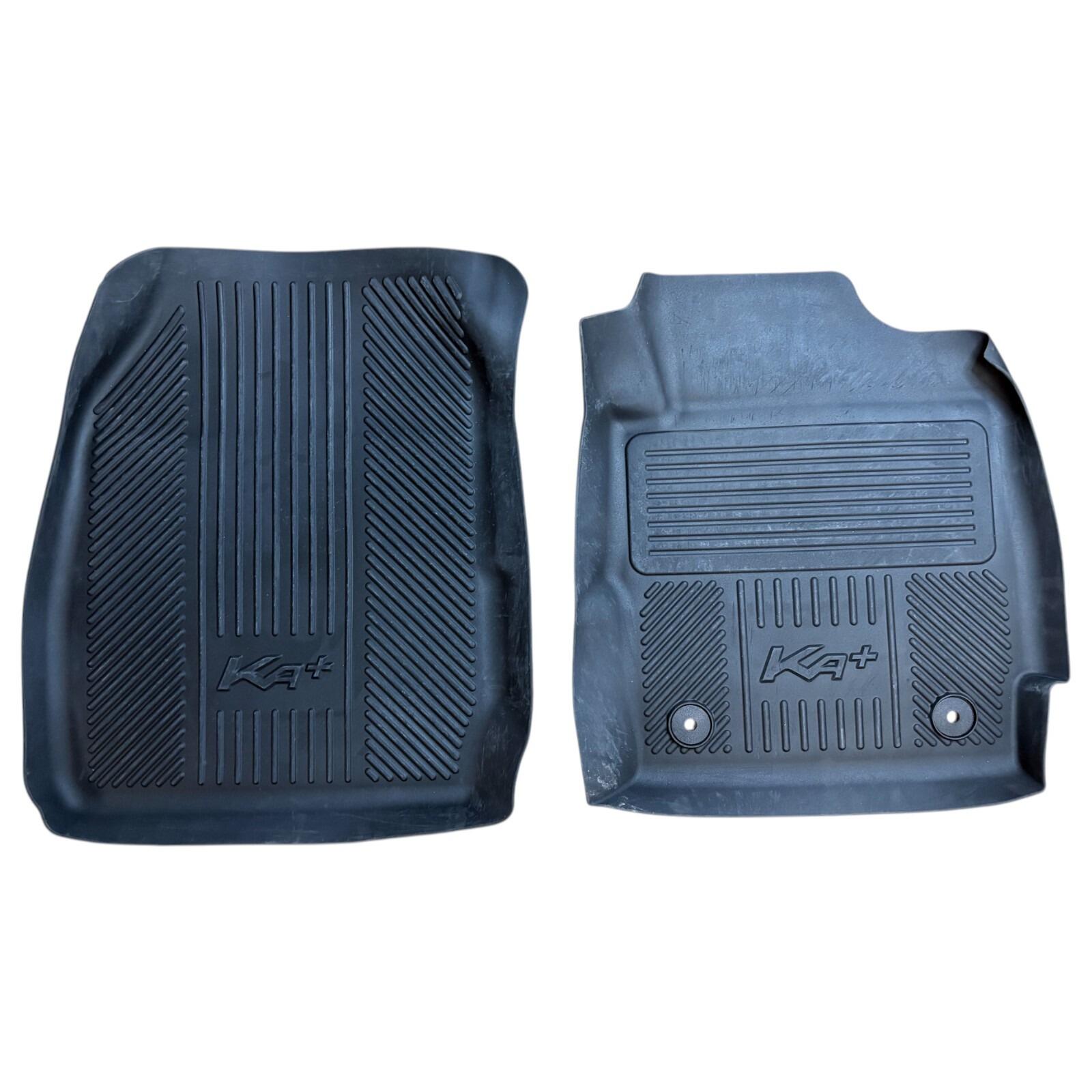 Genuine Ford KA+ Front heavy-duty all-weather rubber mats