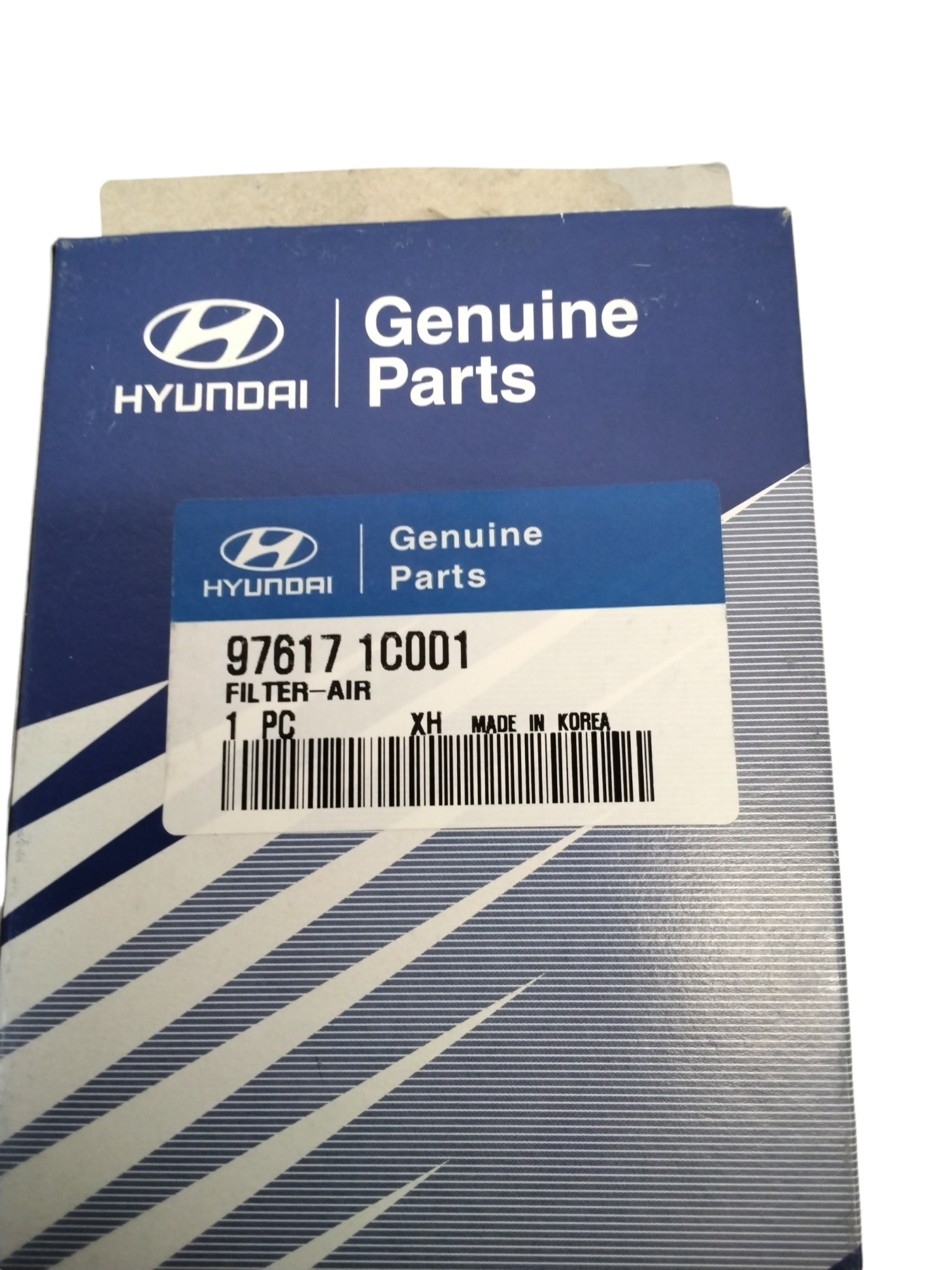 Genuine Hyundai Cabin Filter — OEM-grade replacement — part number 976171C001
