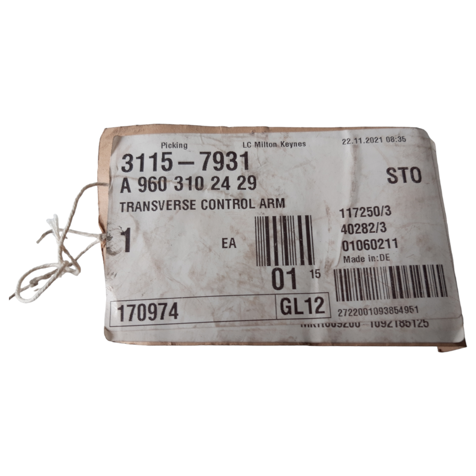 Mercedes-Benz Mercedes Actros MP4 Transverse Control Arm product image