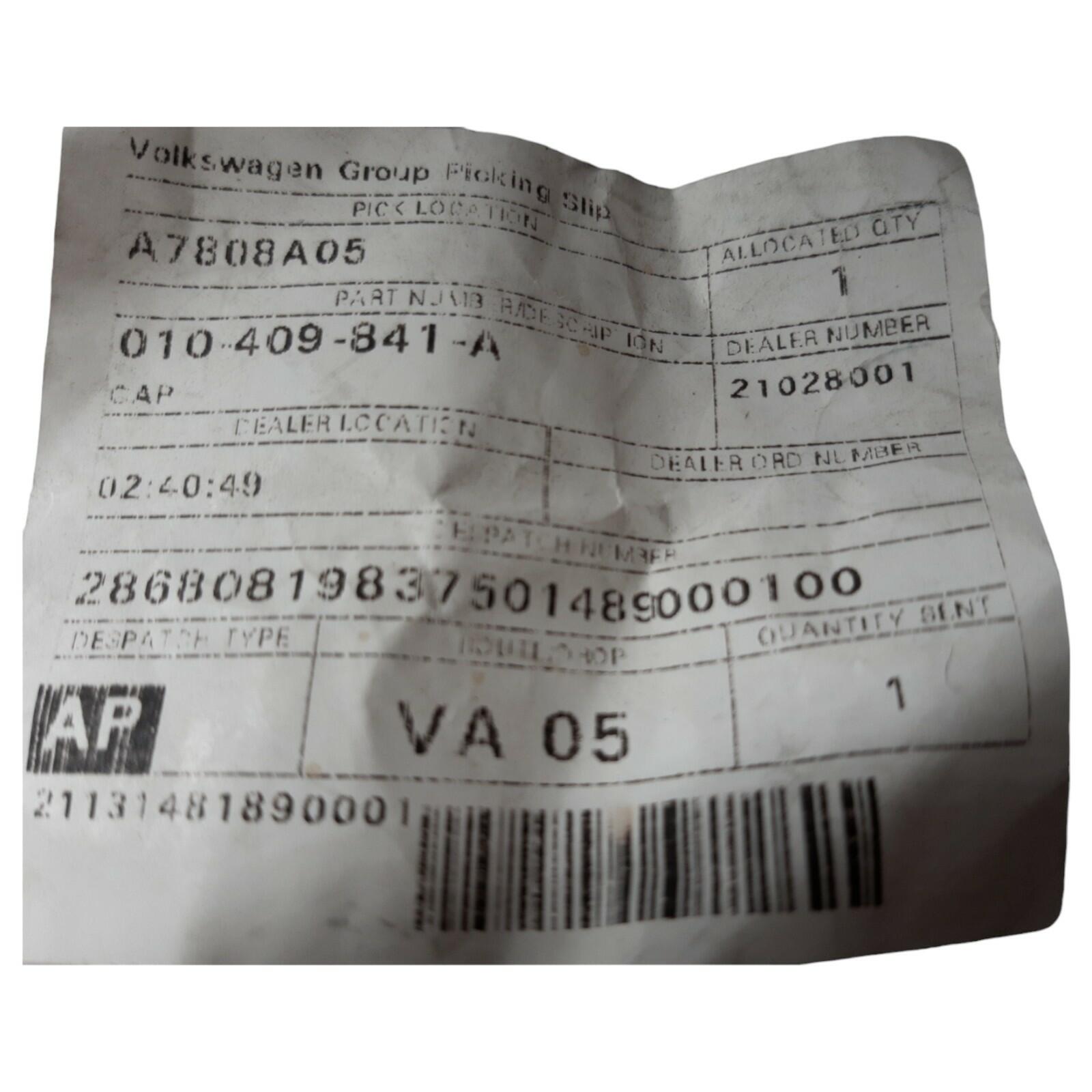 Volkswagen OEM Gearbox Venting Cap