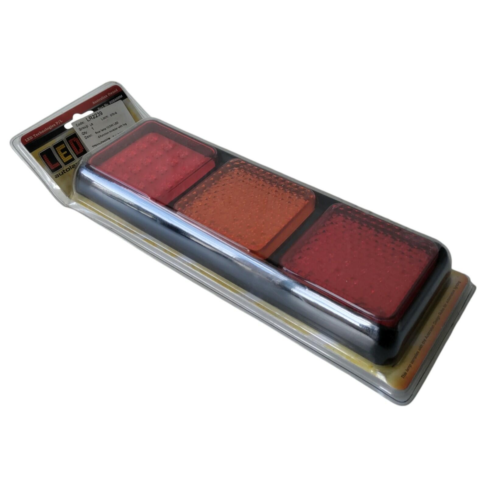 LED Autolamps 4 Function LED Modular rear lamp with fog 12/24V