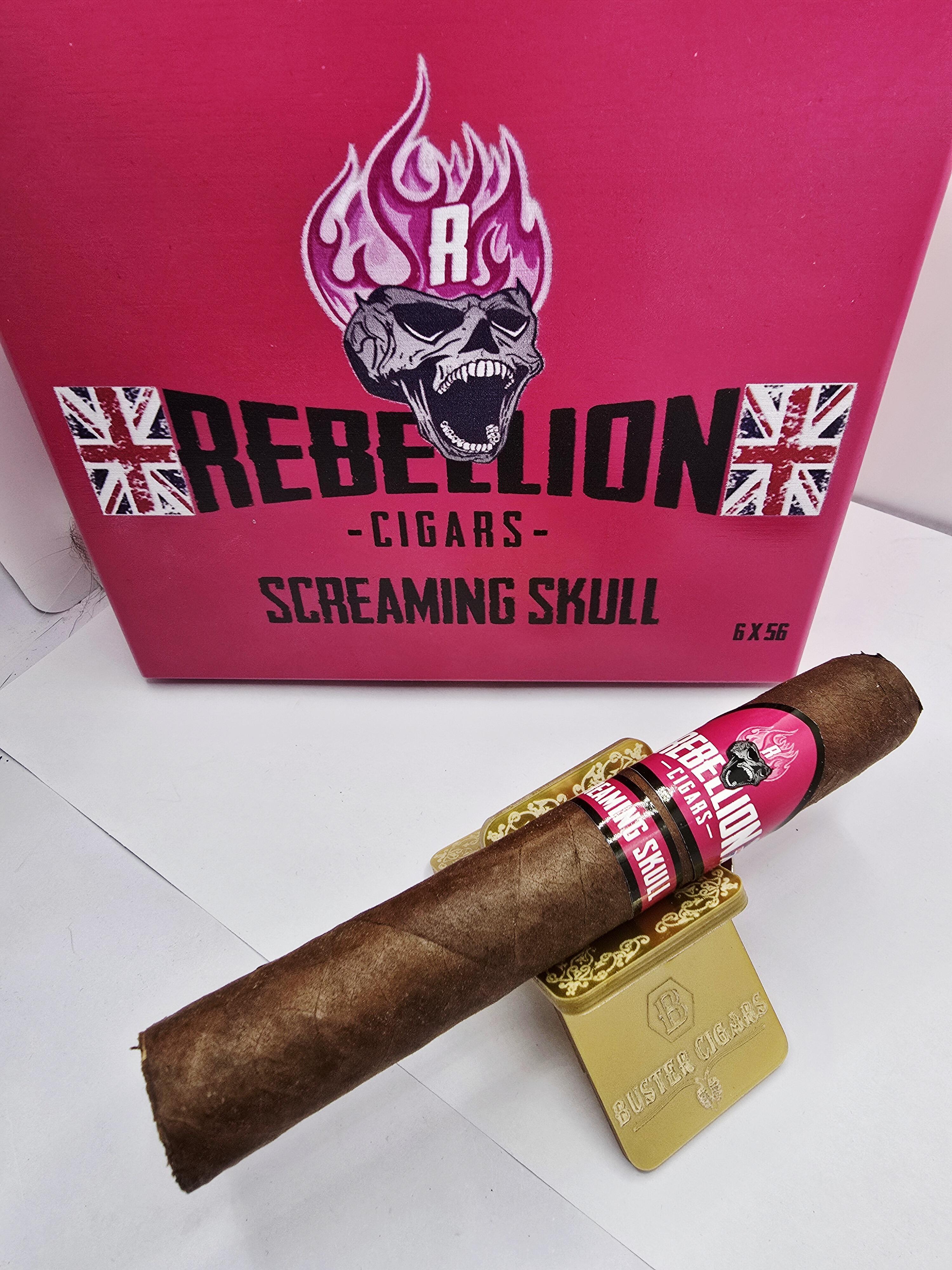 Rebellion Cigars Screaming Skull – Limited Edition Grand Toro – Box of 21