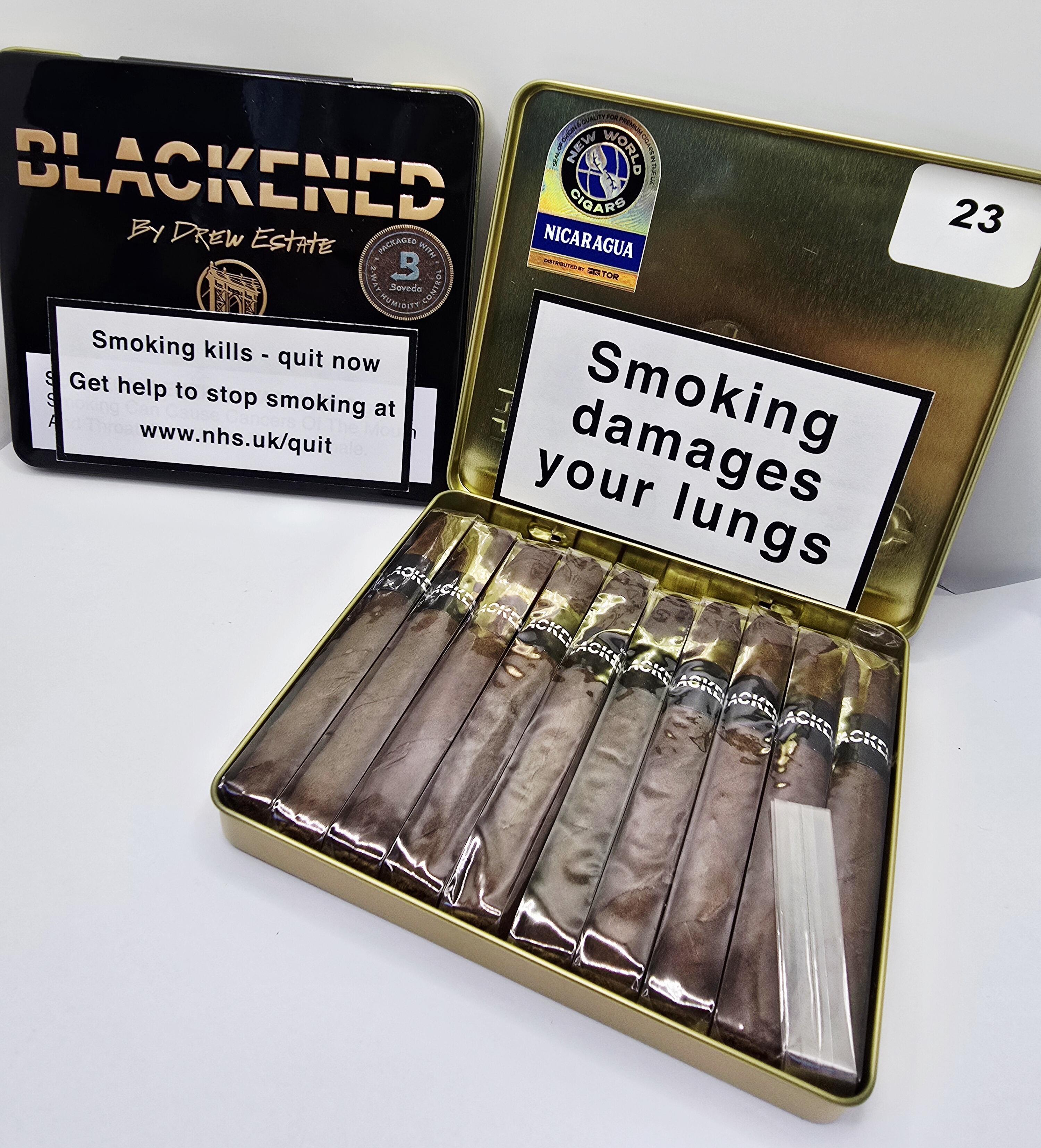 Drew Estate Blackened M81 Maduro Coronet | Buster Pic1