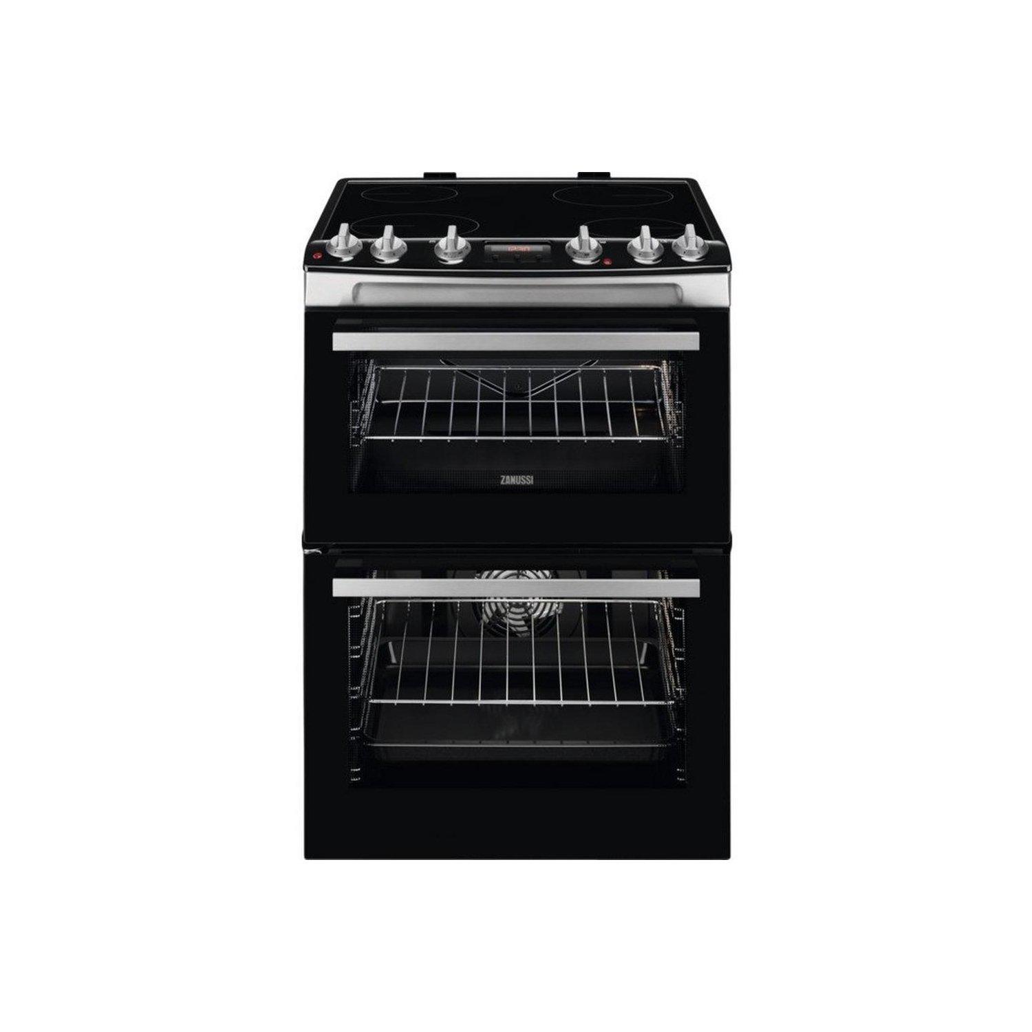 zanussi double tower oven