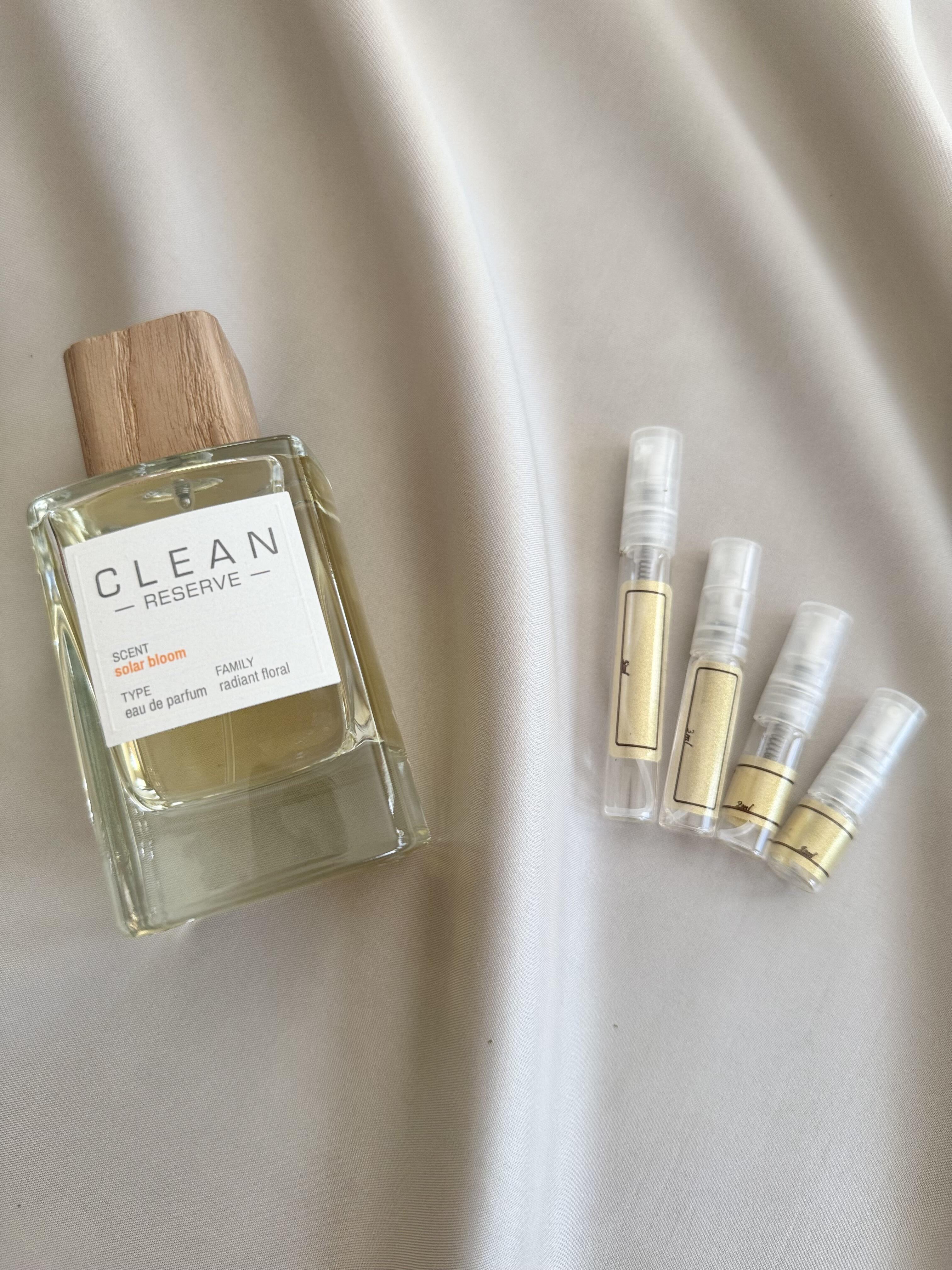 Clean Reserve Solar Bloom with sample bottles