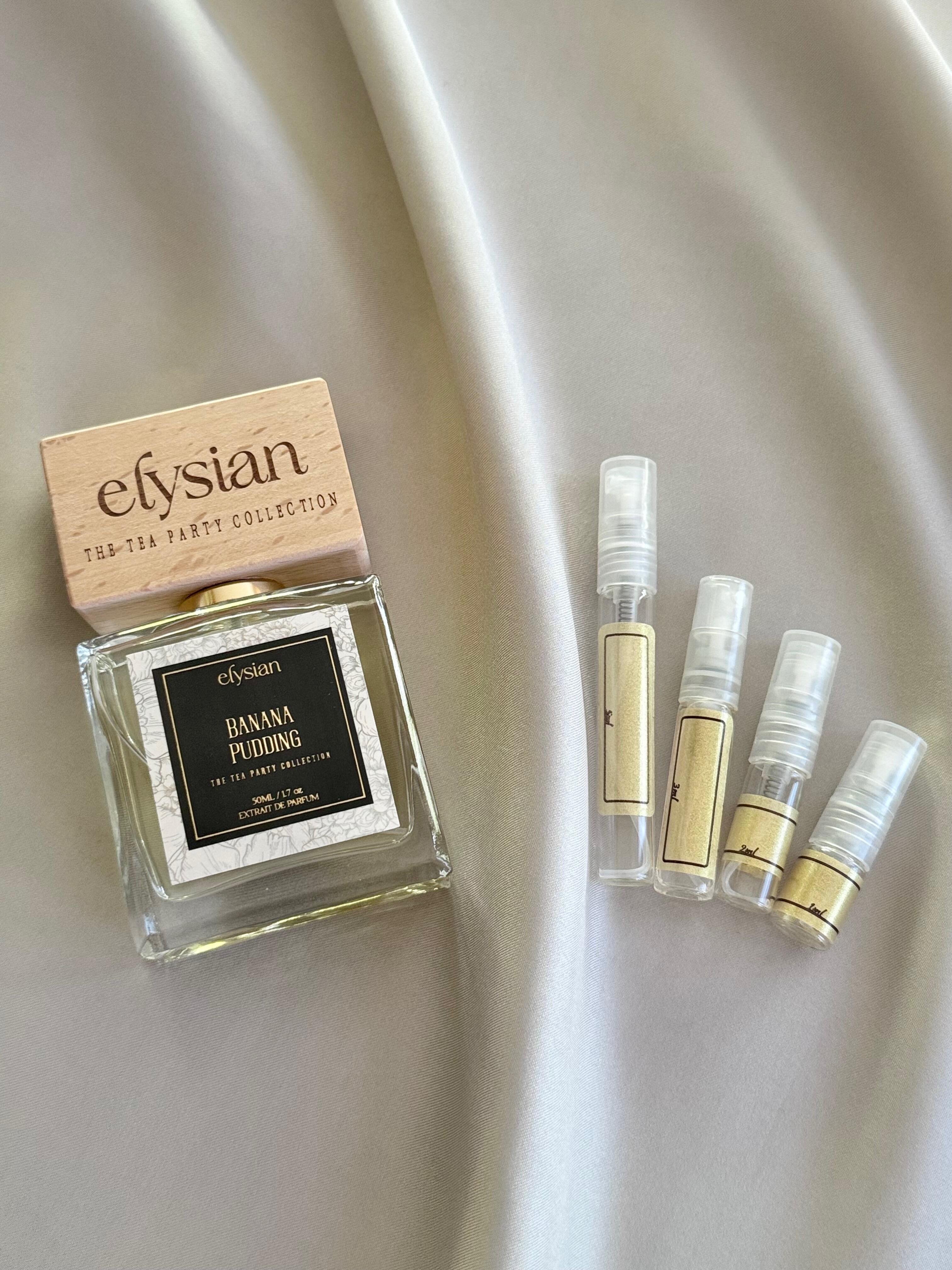 Elysian Banana Pudding with sample bottles