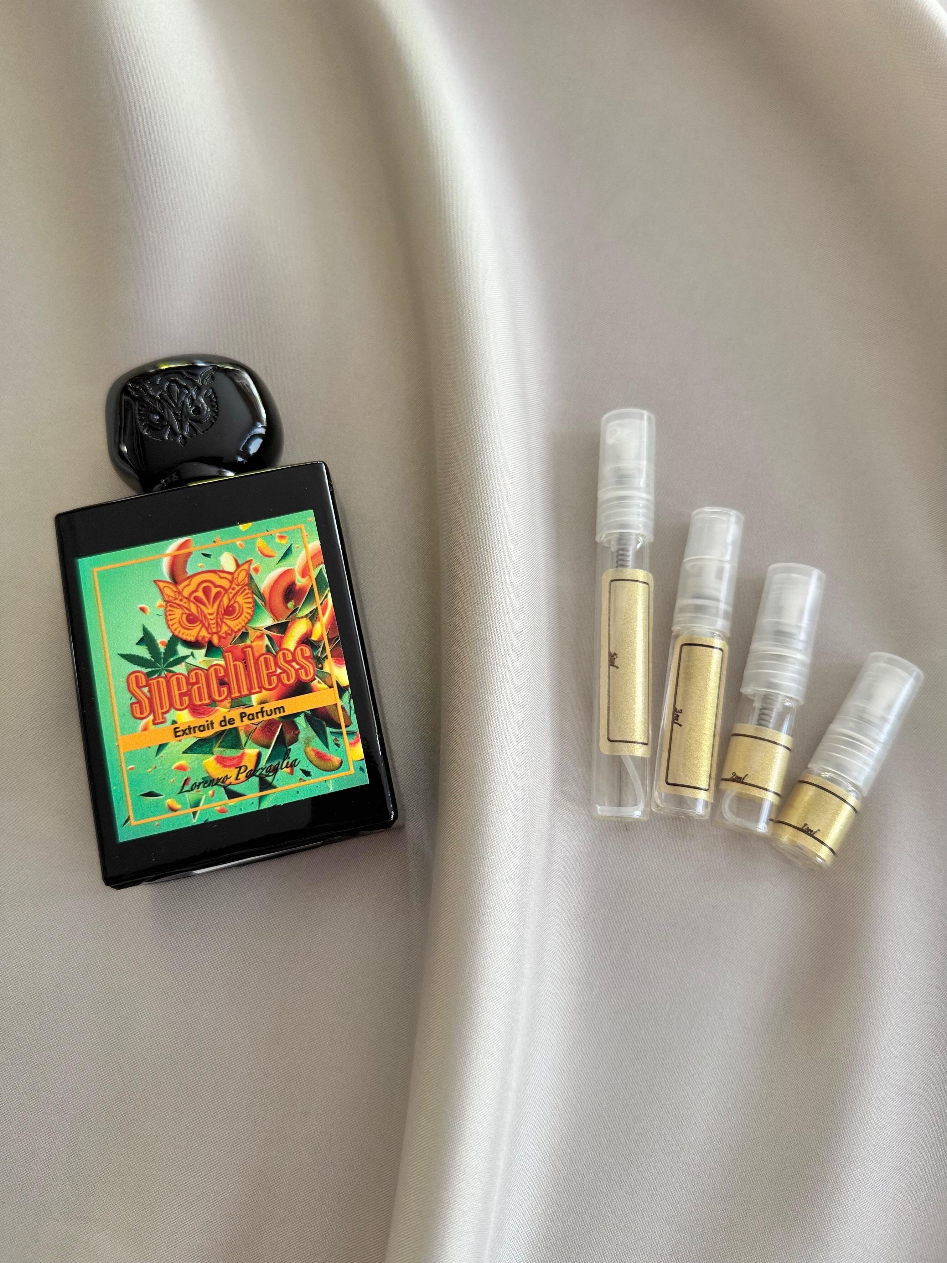 Lorenzo Pazzaglia Speachless with sample bottles