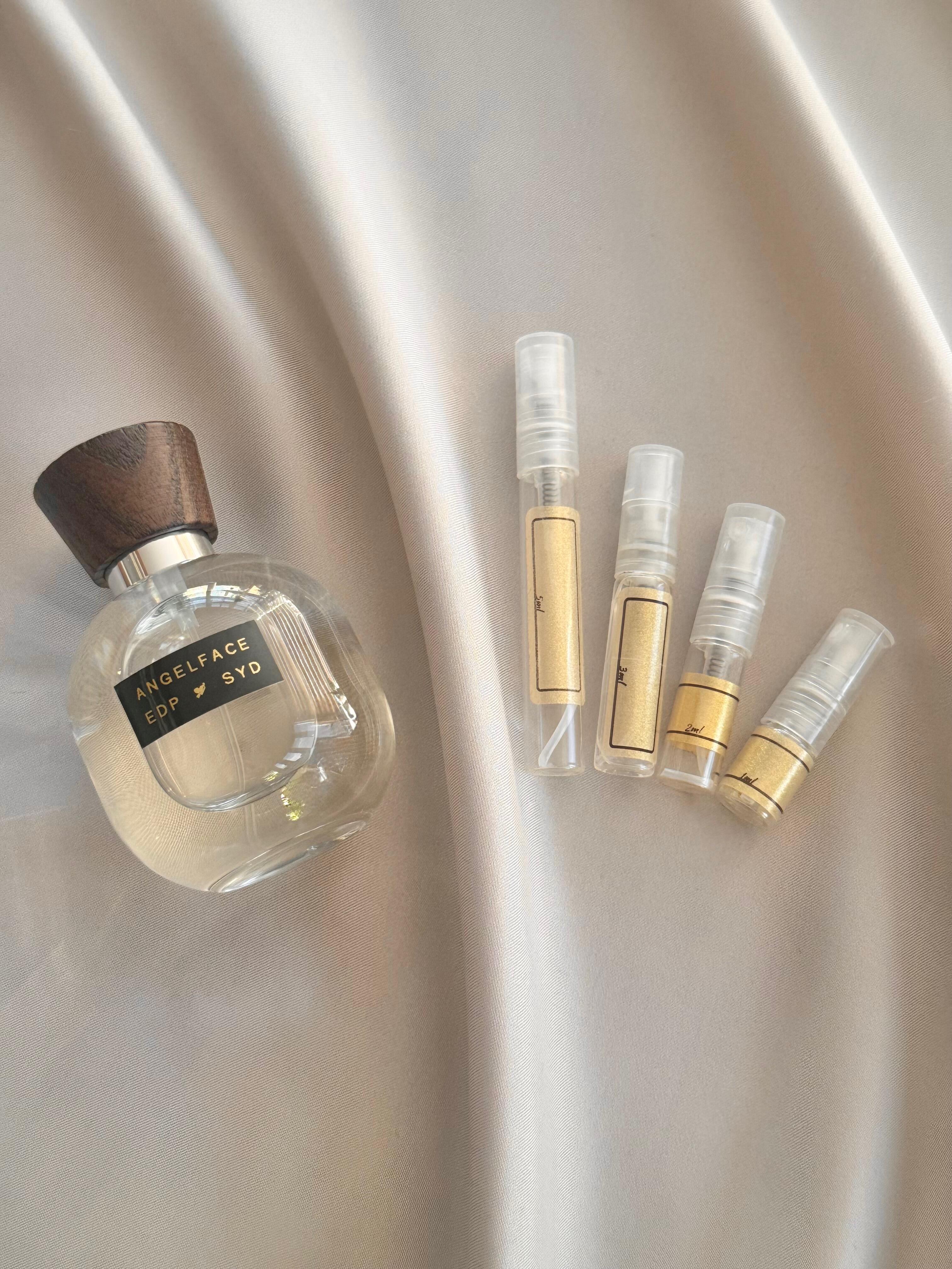 SYD Botanica Angelface with sample bottles