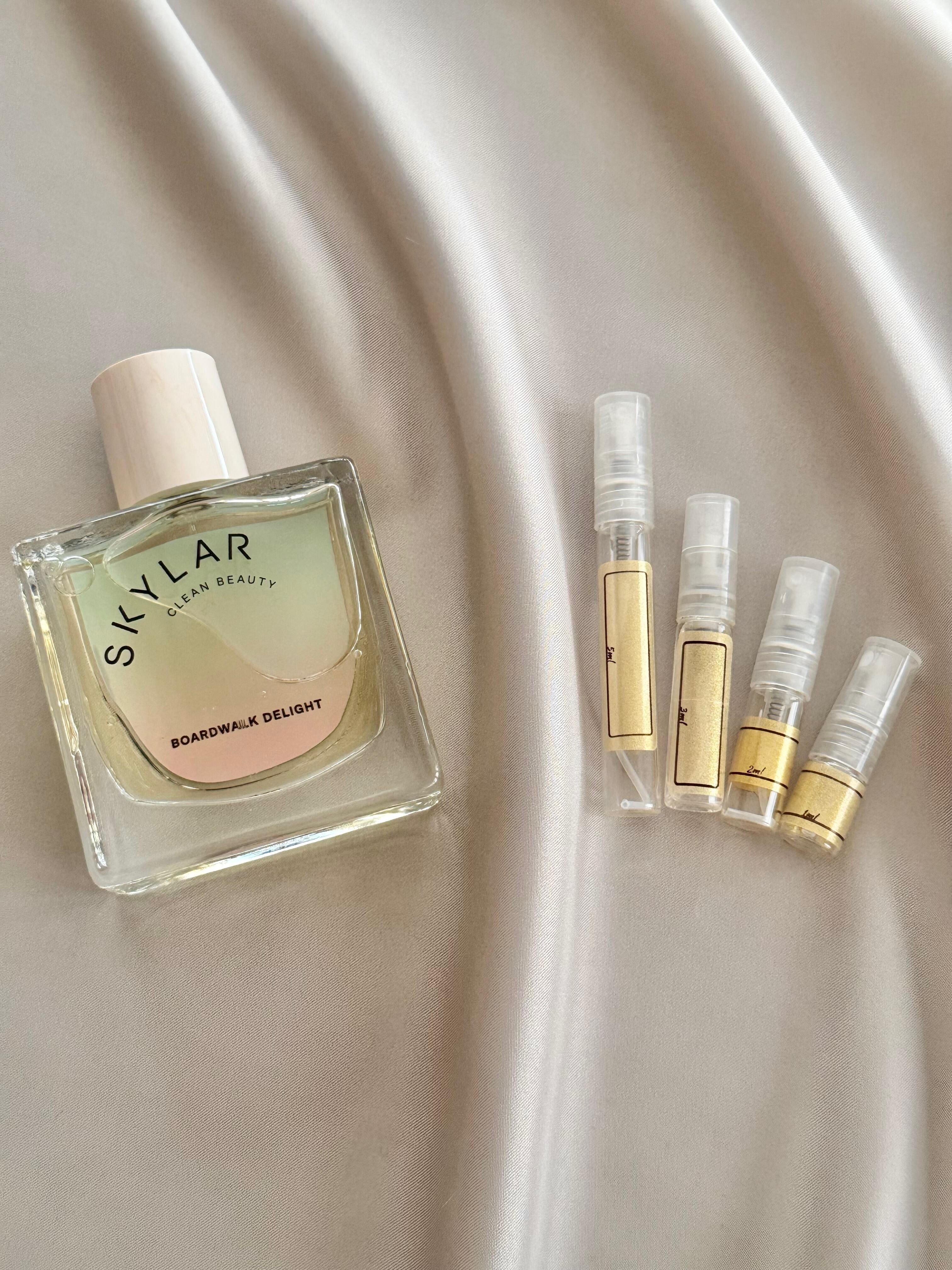 Skylar Boardwalk Delight with sample bottles