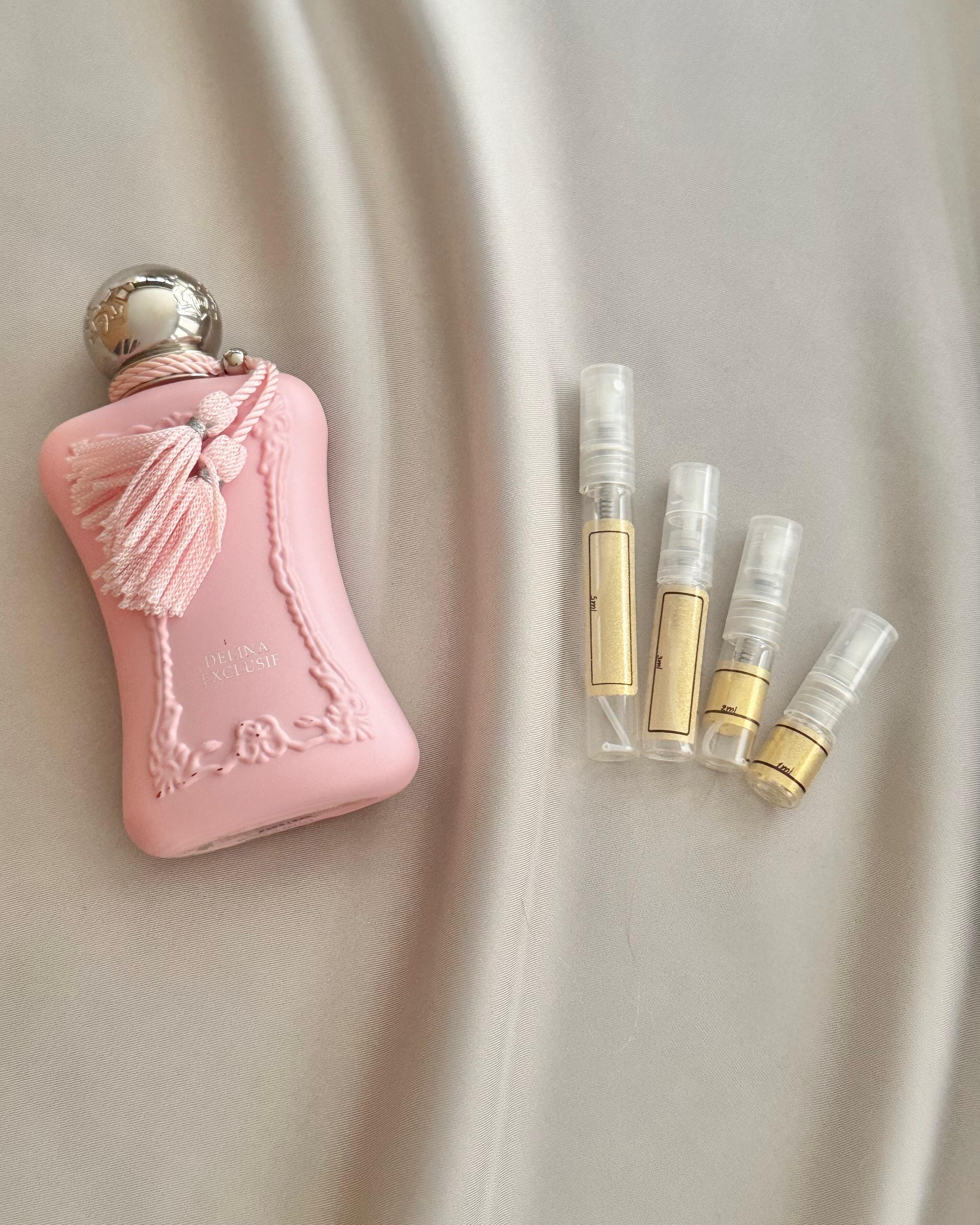Parfums De Marly Delina Exclusif with sample bottles
