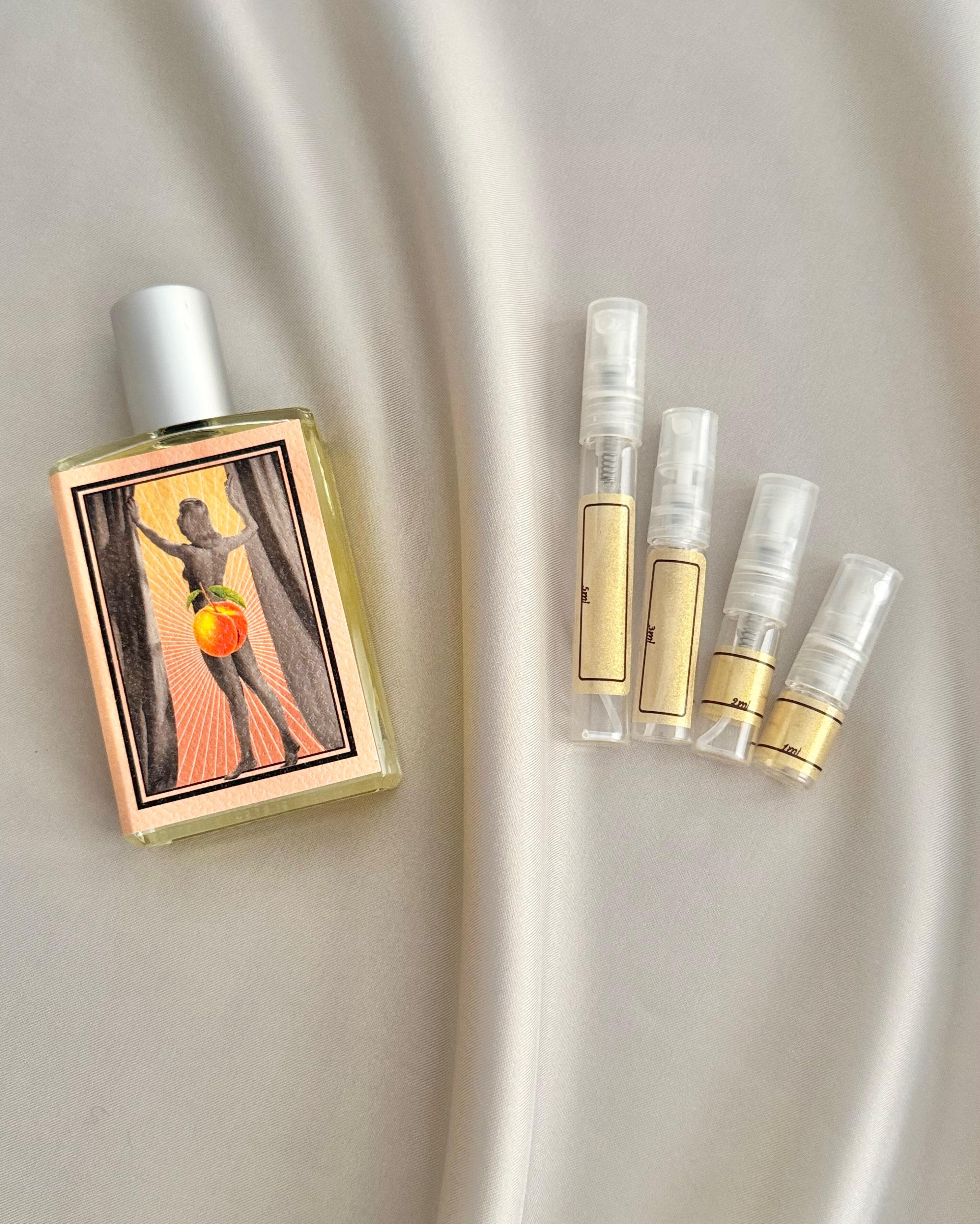 Imaginary Authors First Peach of the Season with sample bottles