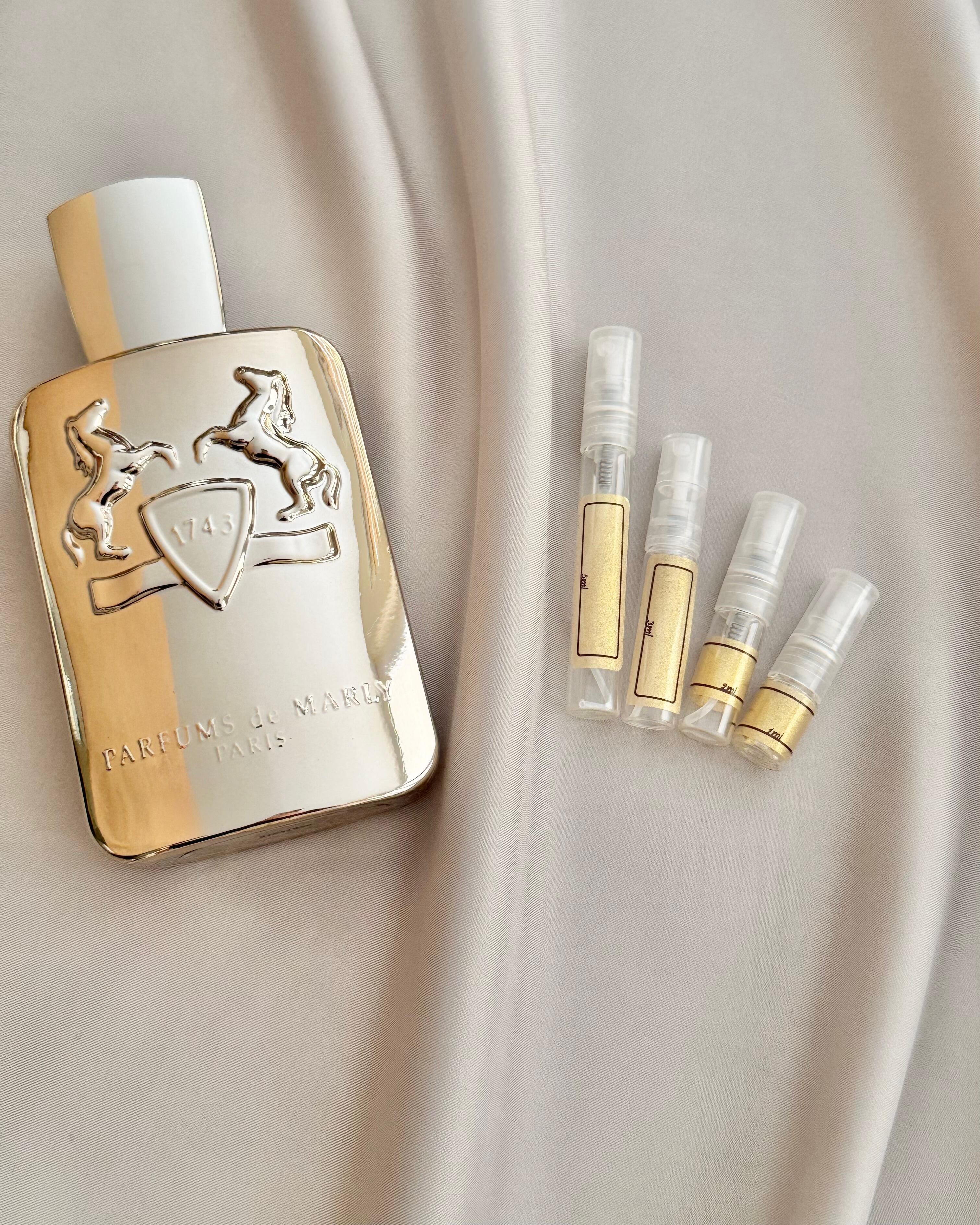 Parfums De marly Pegasus with sample bottles