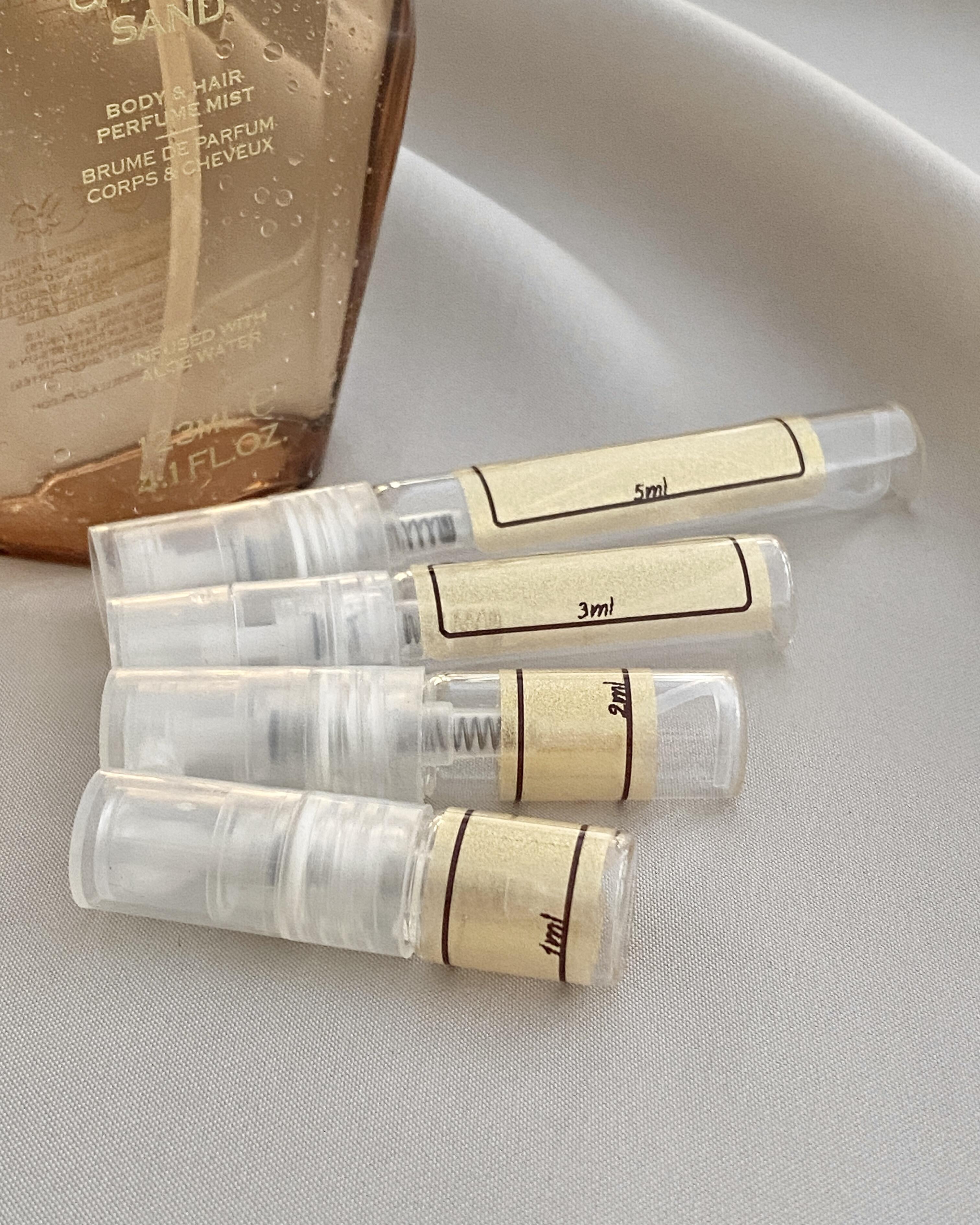 Orebella Candied Sand with sample bottles