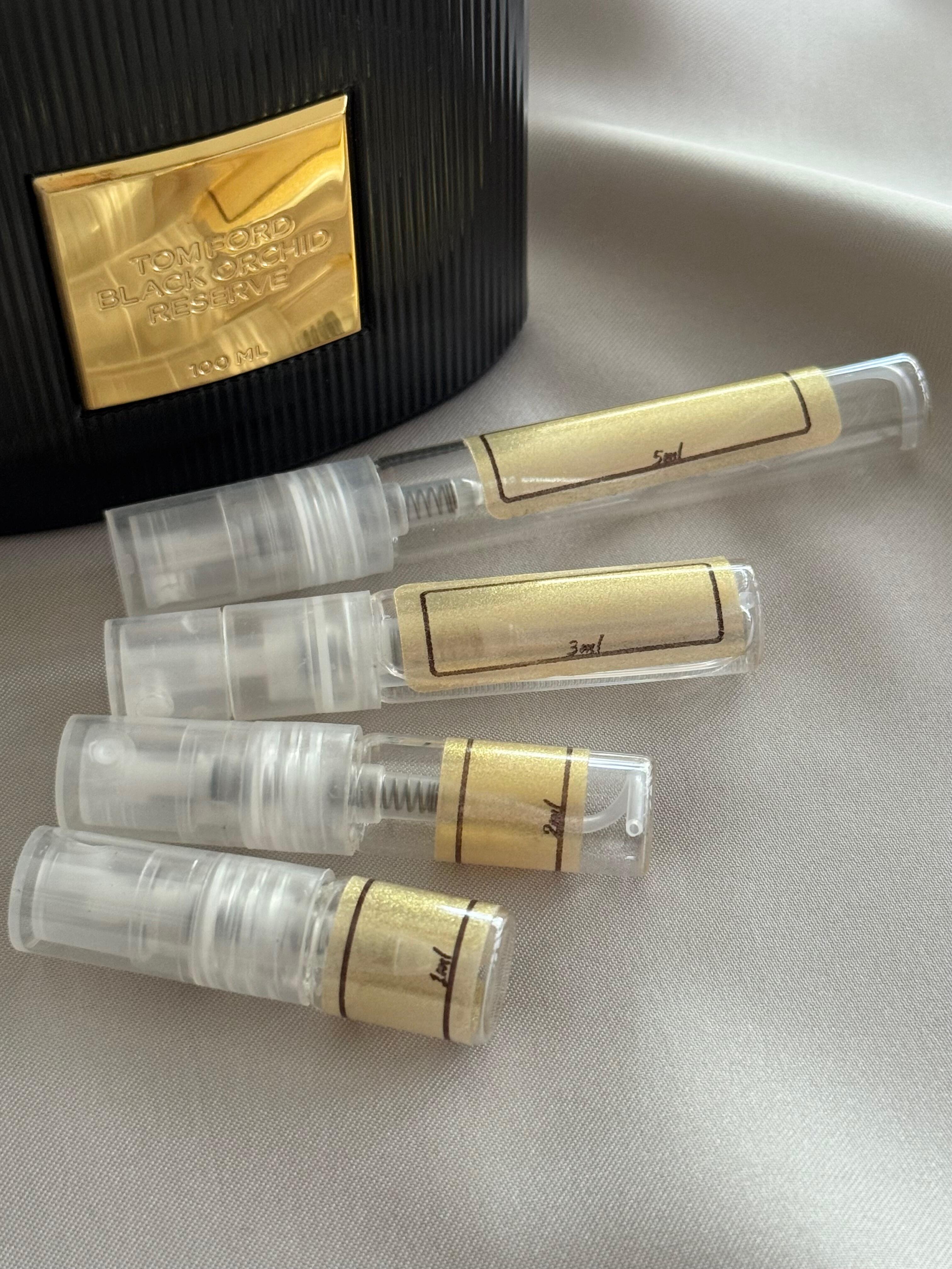 Black Tom Black Orchid Reserve with sample bottles
