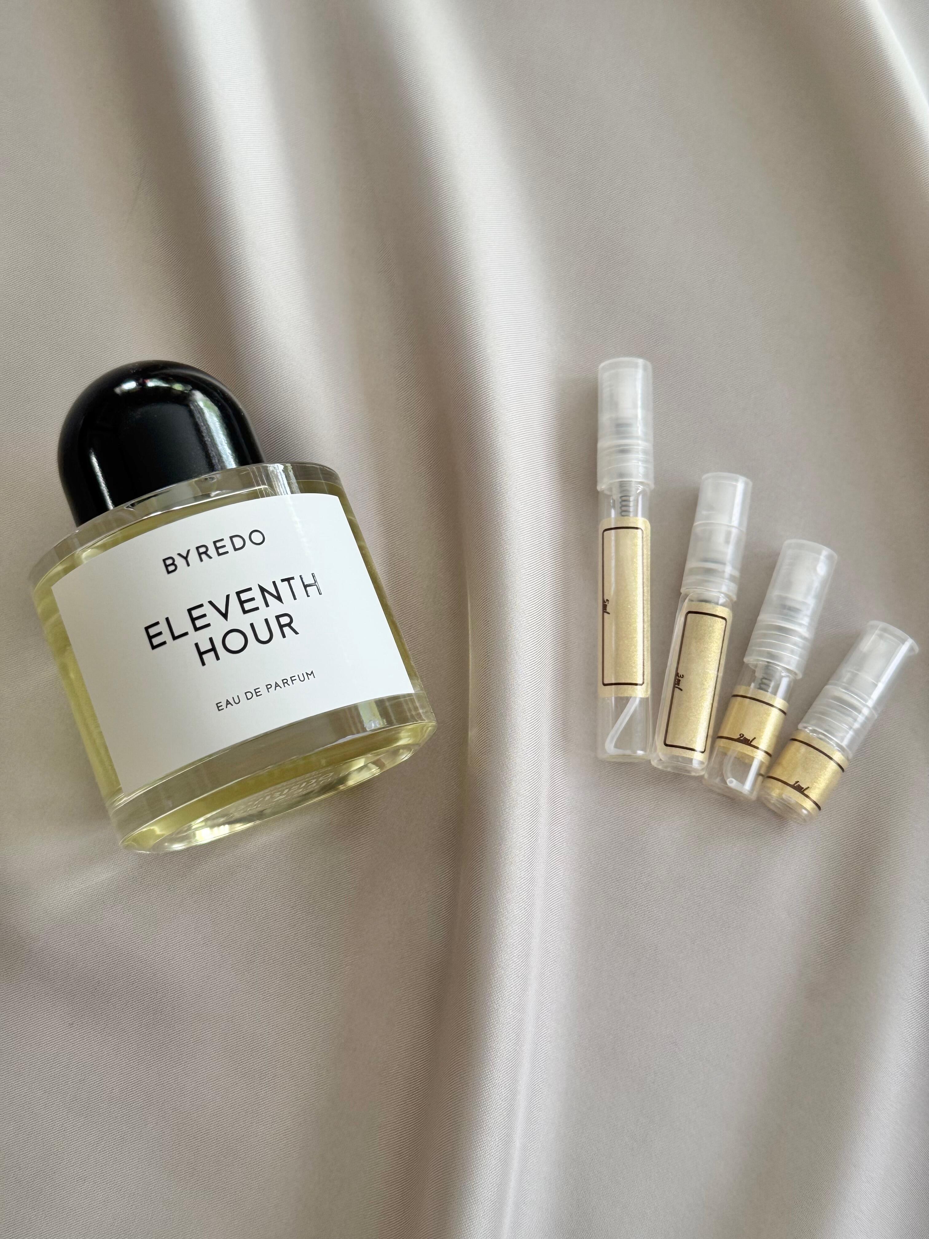 Byredo Eleventh Hour with sample bottles