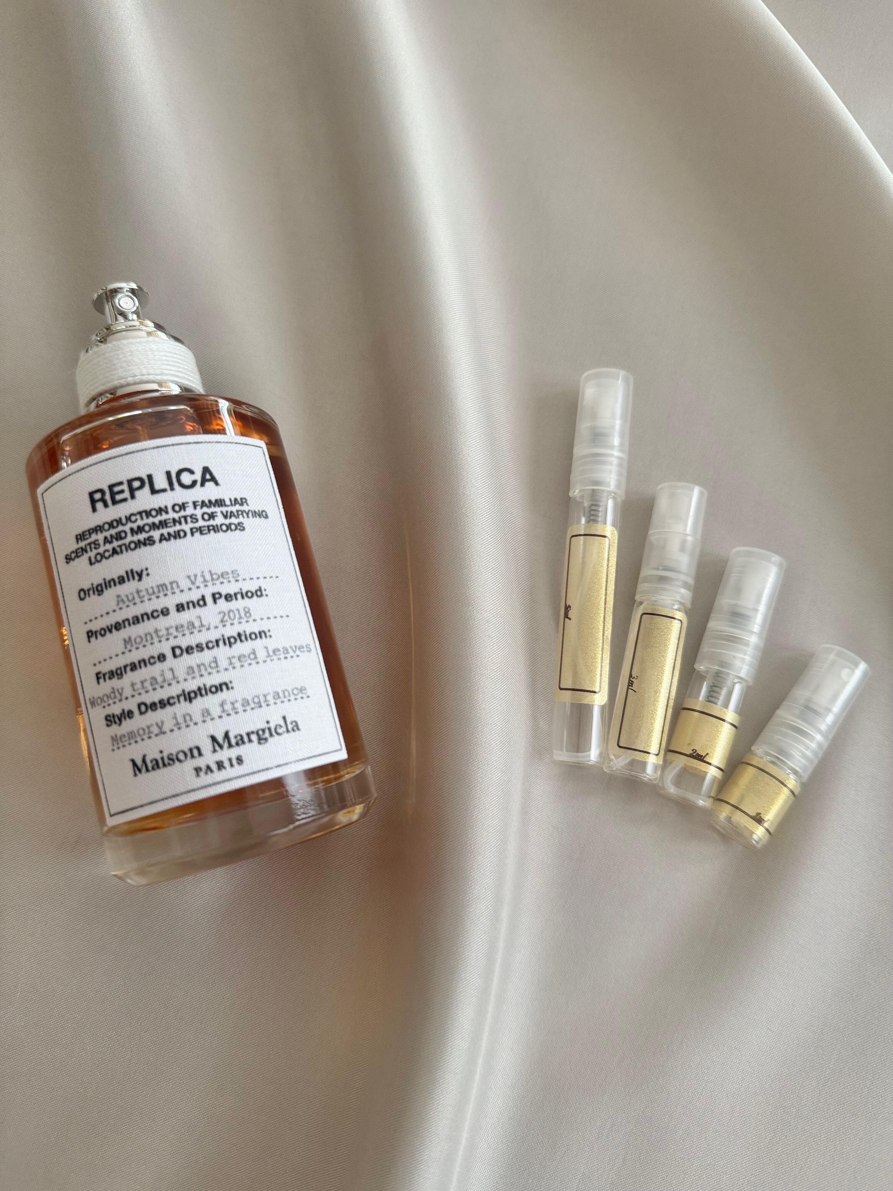 Maison Margiela Autumn Vibes with samples bottles